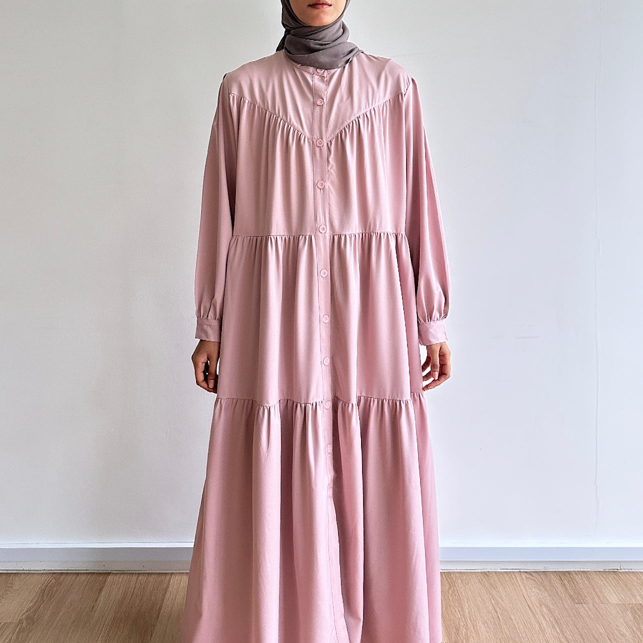 Stella tiered maxi dress