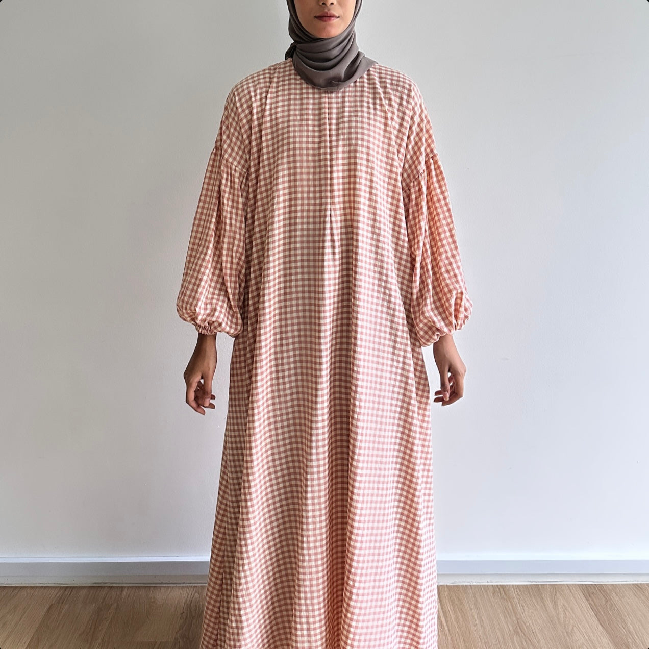 Kayla puffy sleeve dress