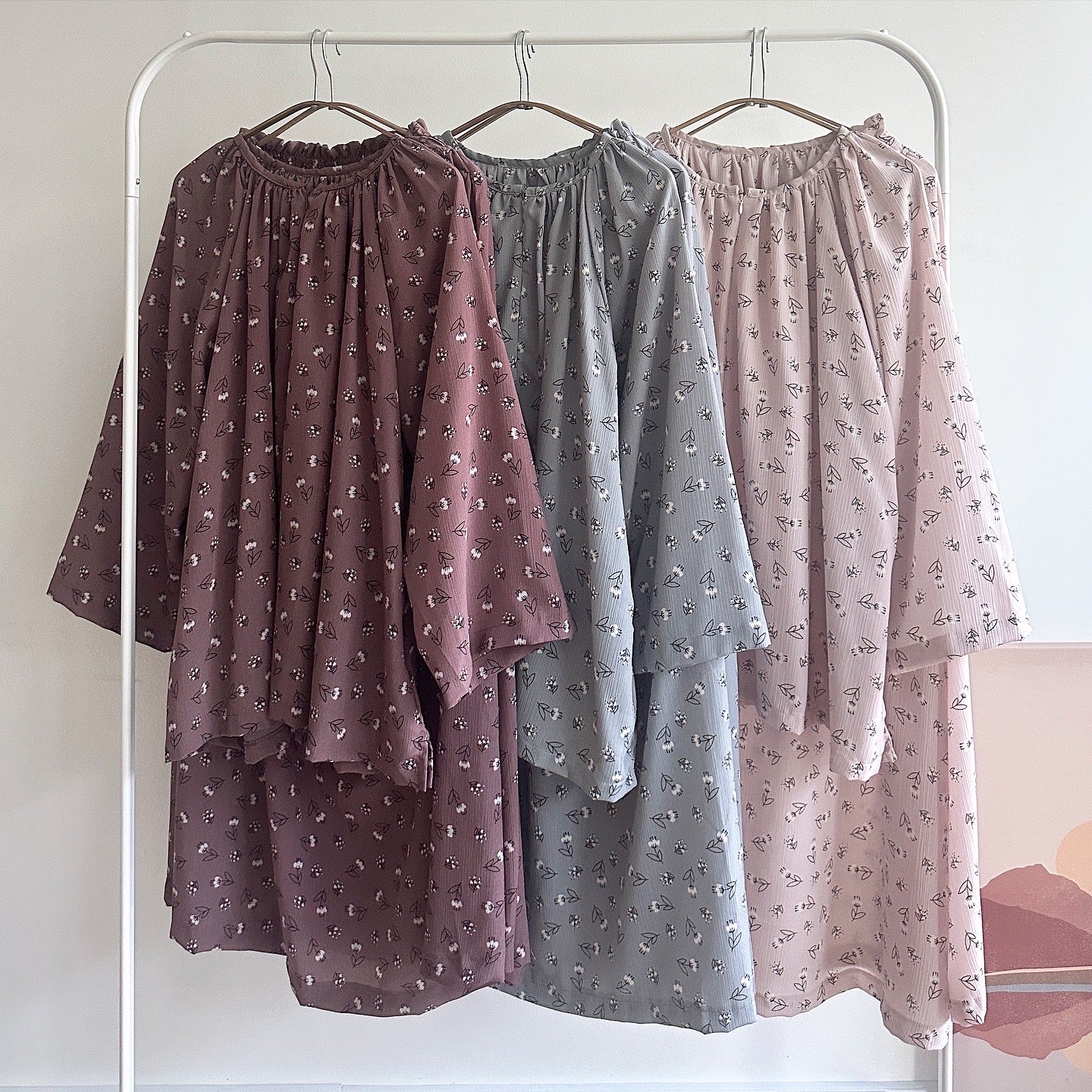 Fleur raglan skirt set