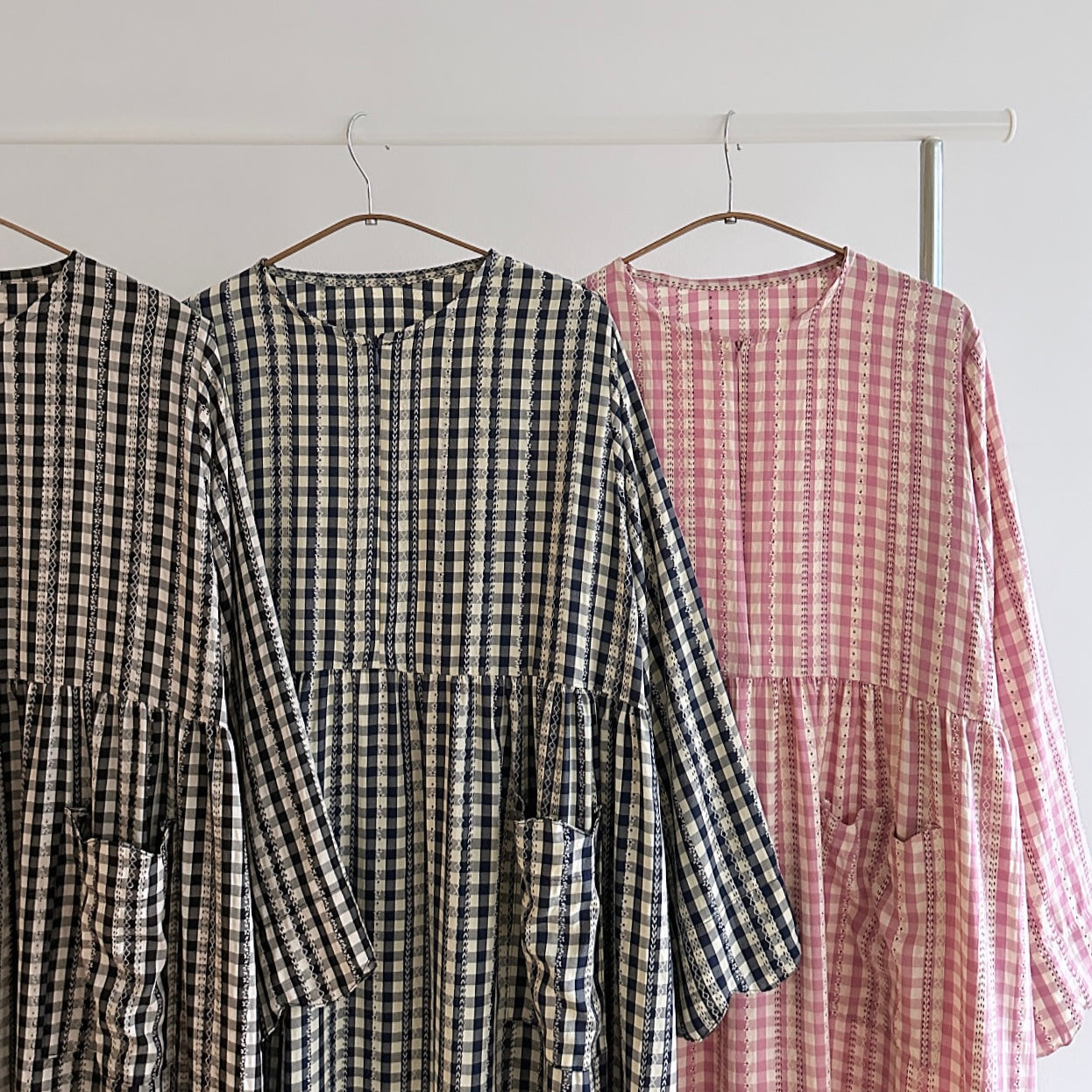 Caryn gingham maxi dress