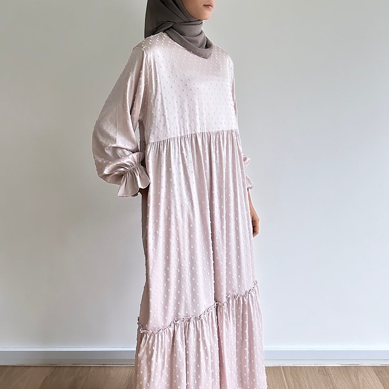 Sarah flowy silky dress