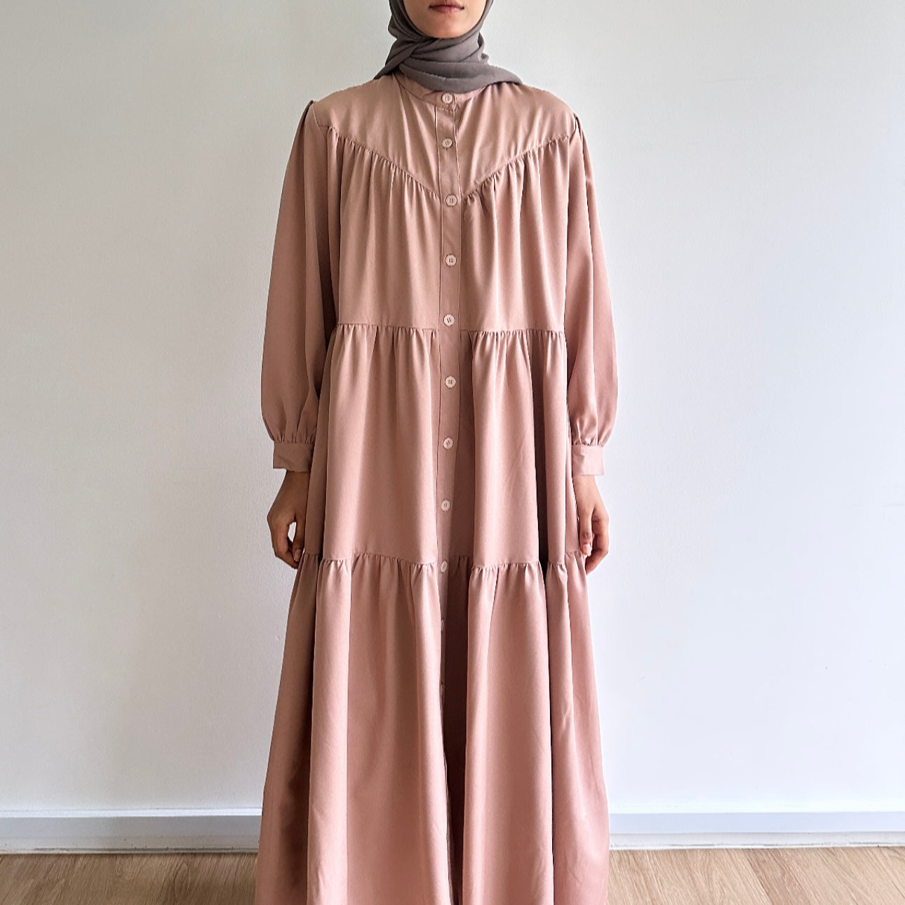 Stella tiered maxi dress