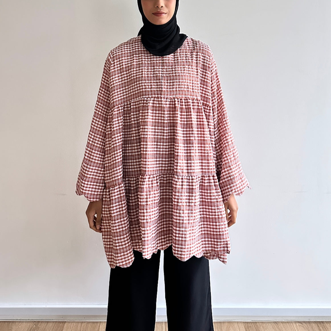 Elie gingham tunic
