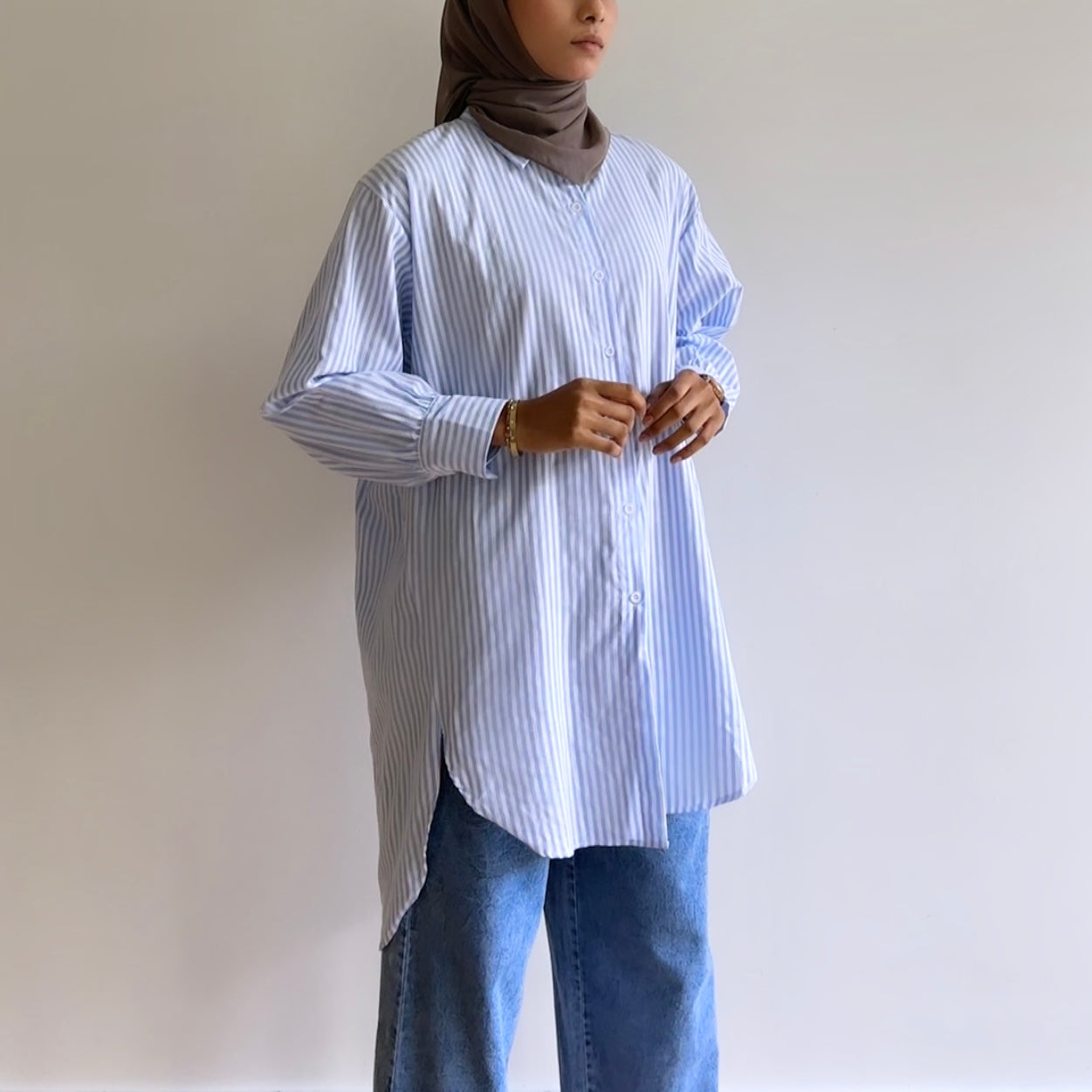 Avery oversized tunic shirt