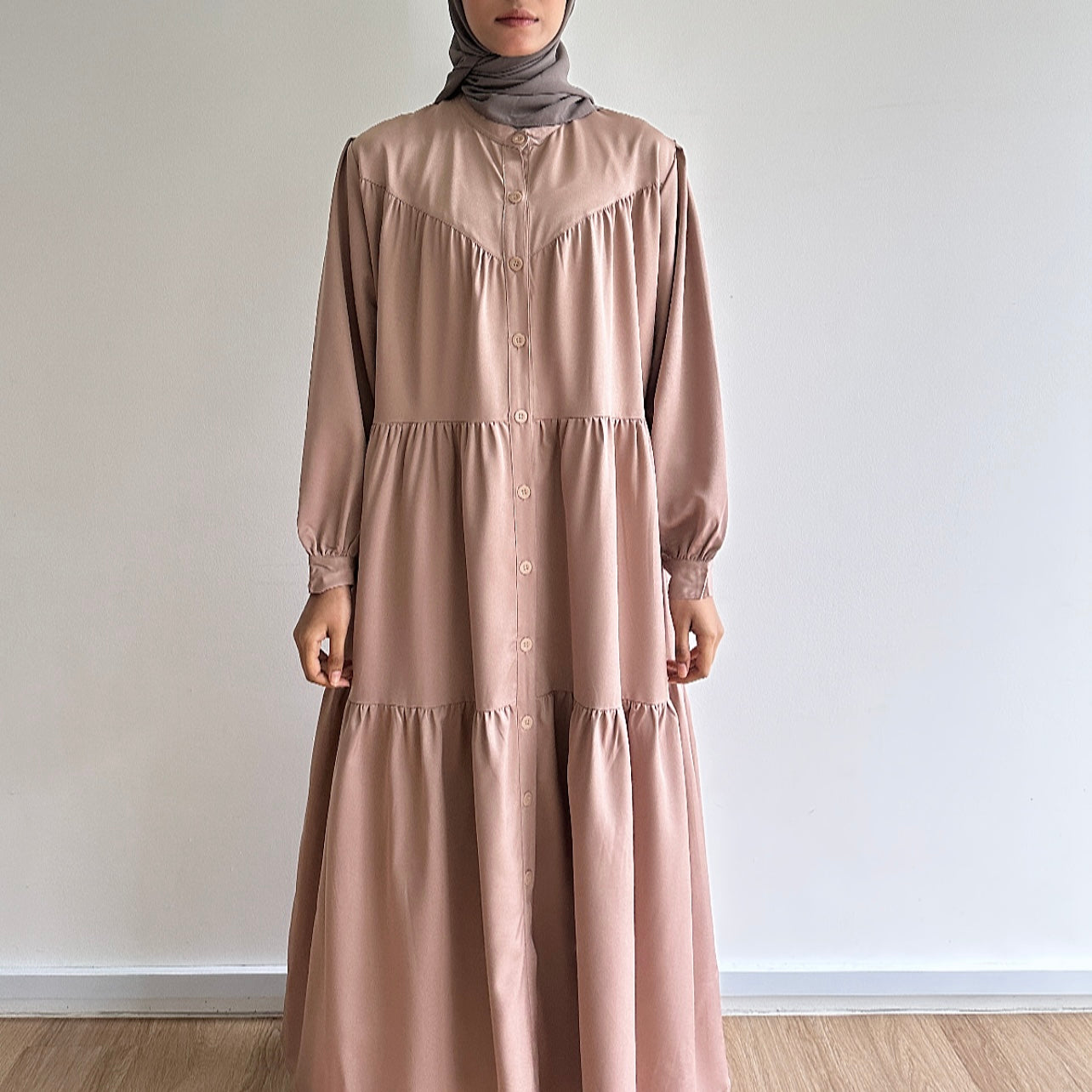 Stella tiered maxi dress