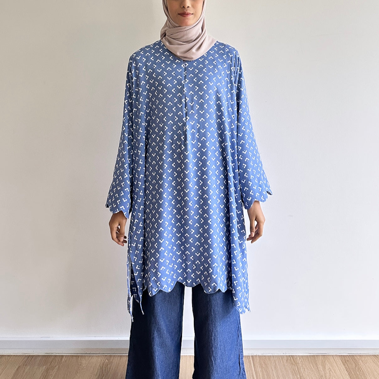 Mel floral printed tunic