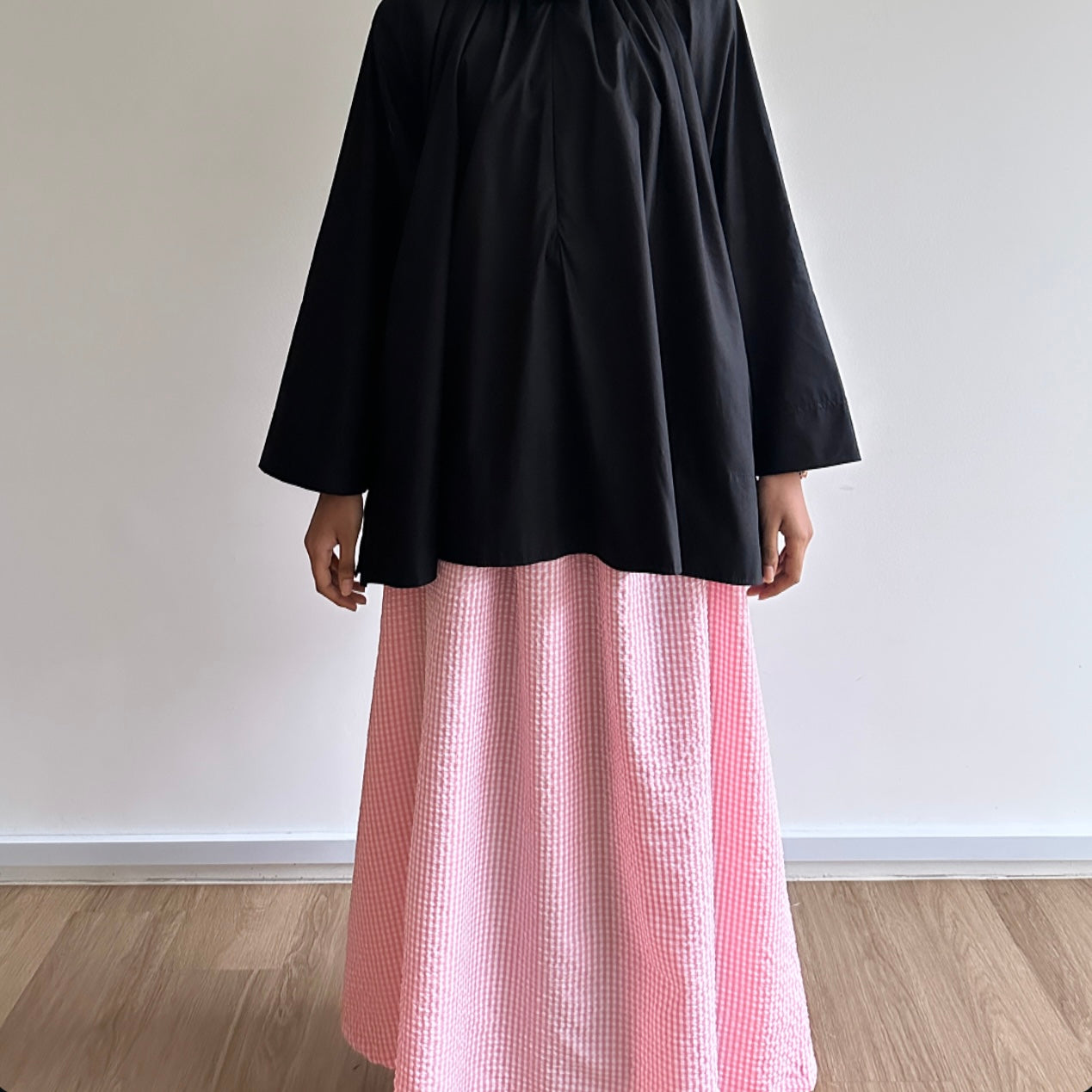 Kaia gingham skirt