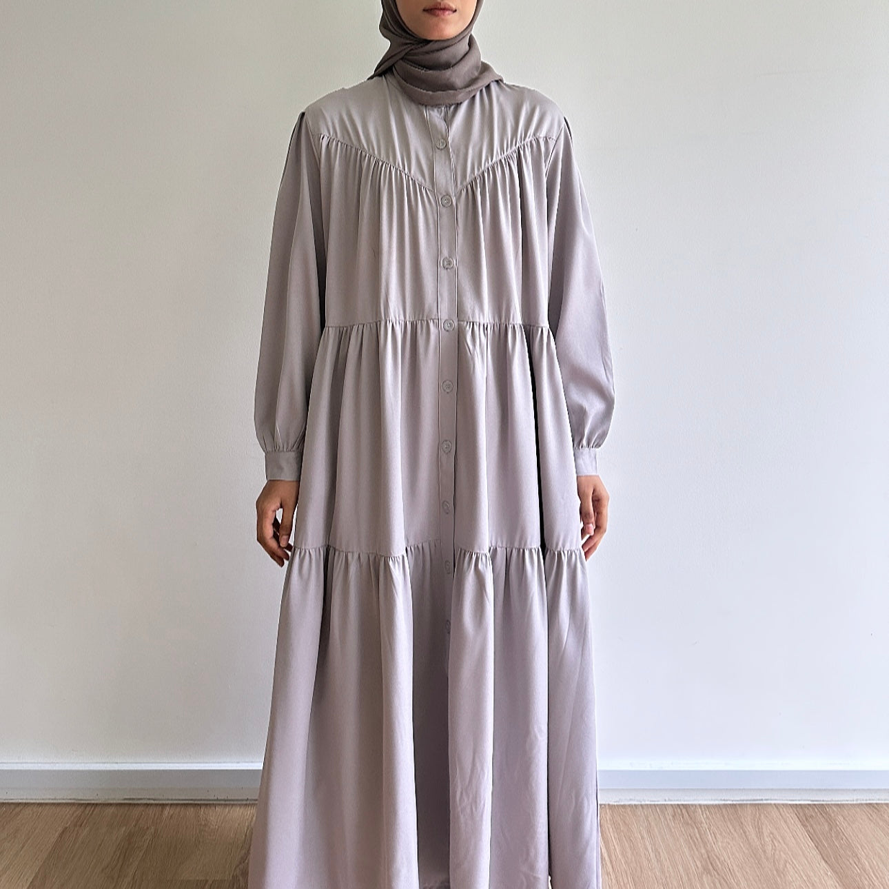 Stella tiered maxi dress