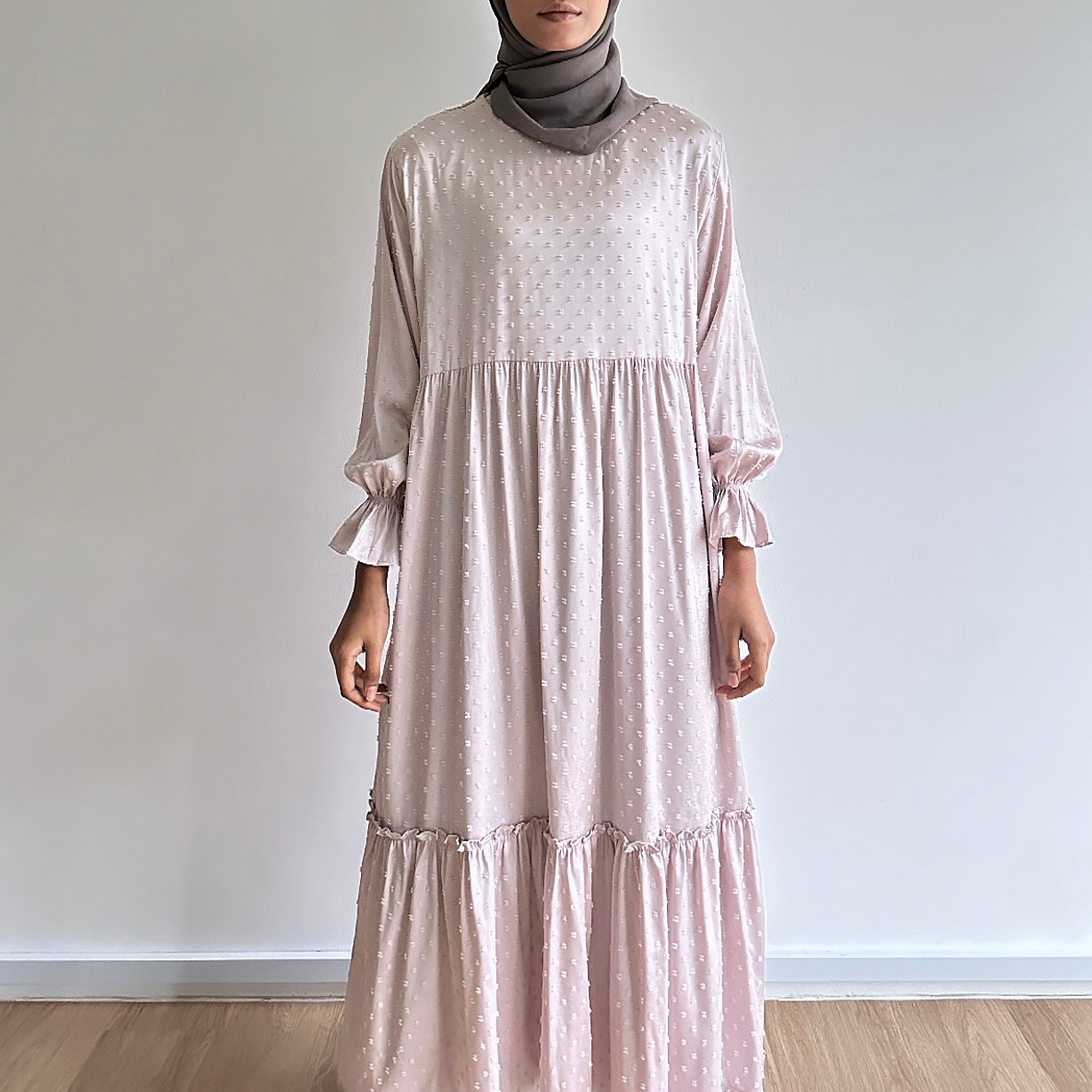 Sarah flowy silky dress