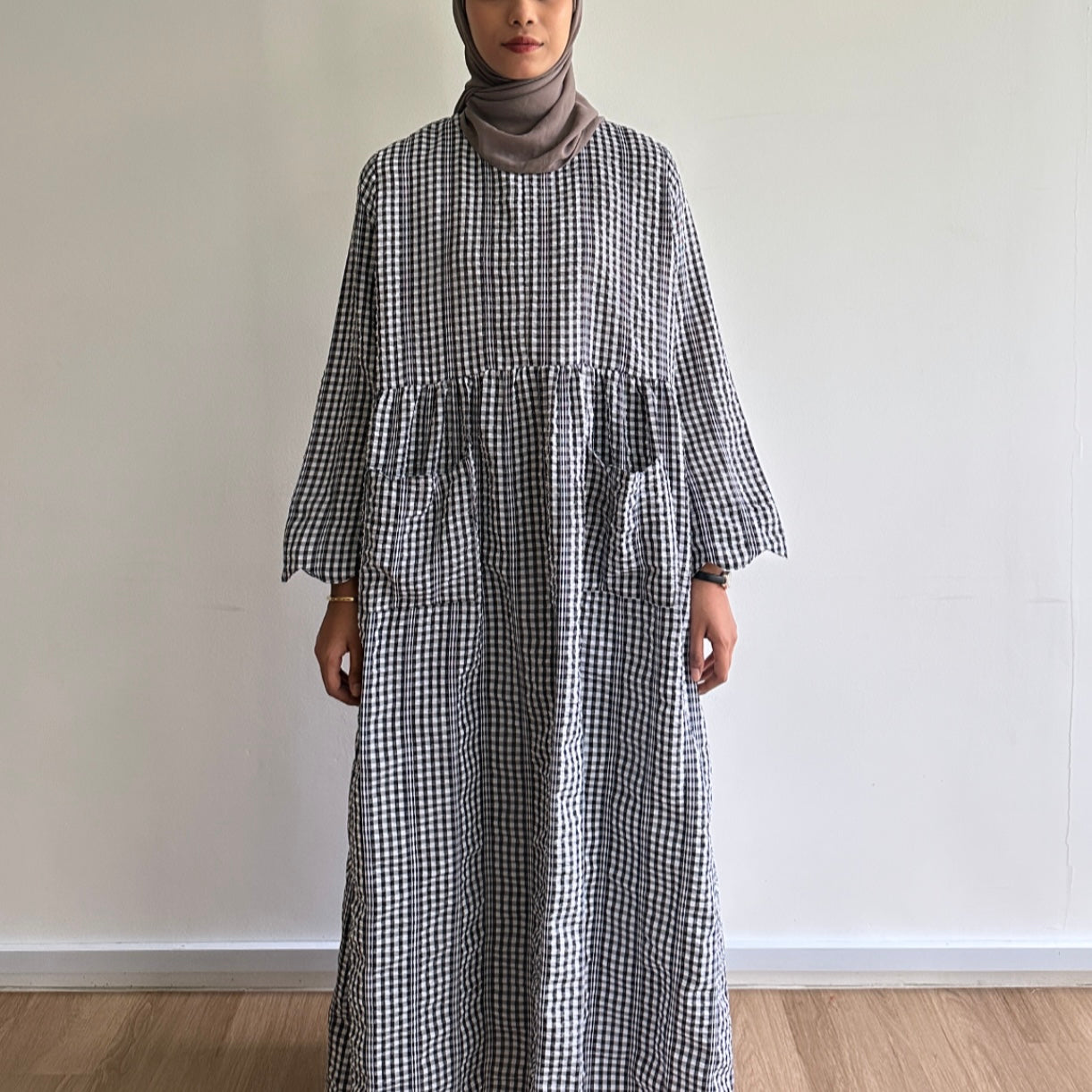 Maple gingham dress