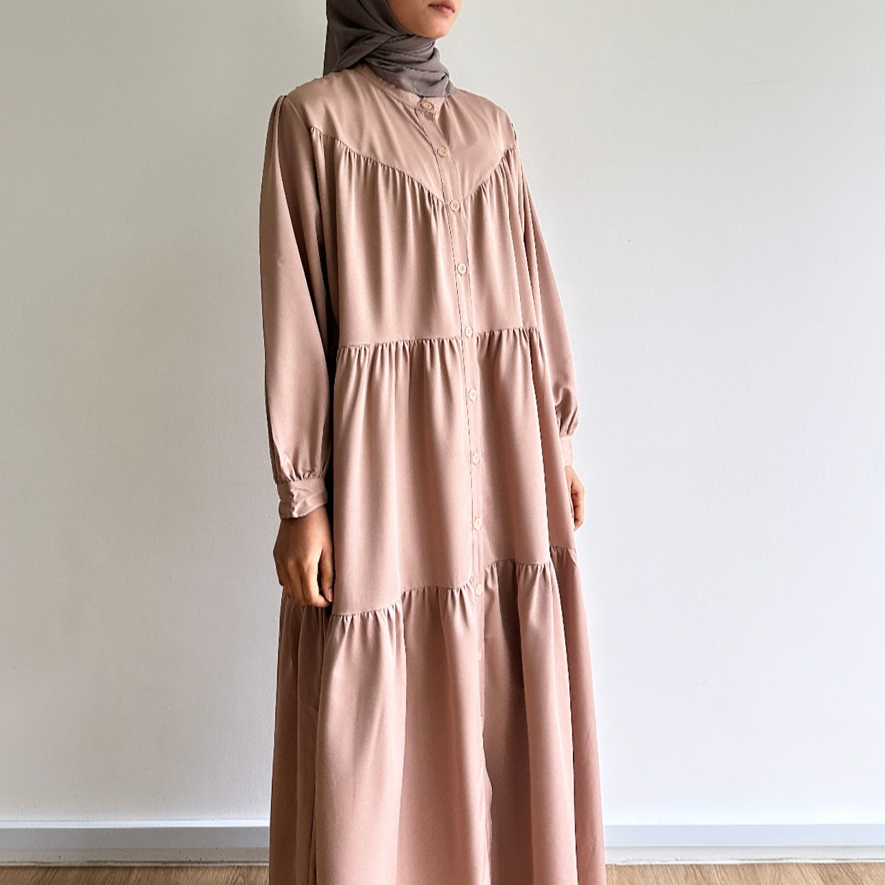 Stella tiered maxi dress