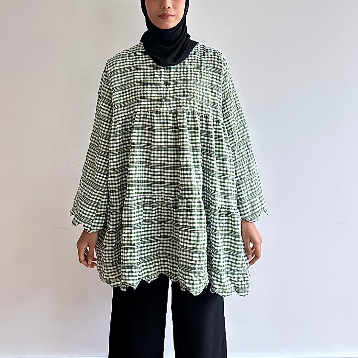 Elie gingham tunic