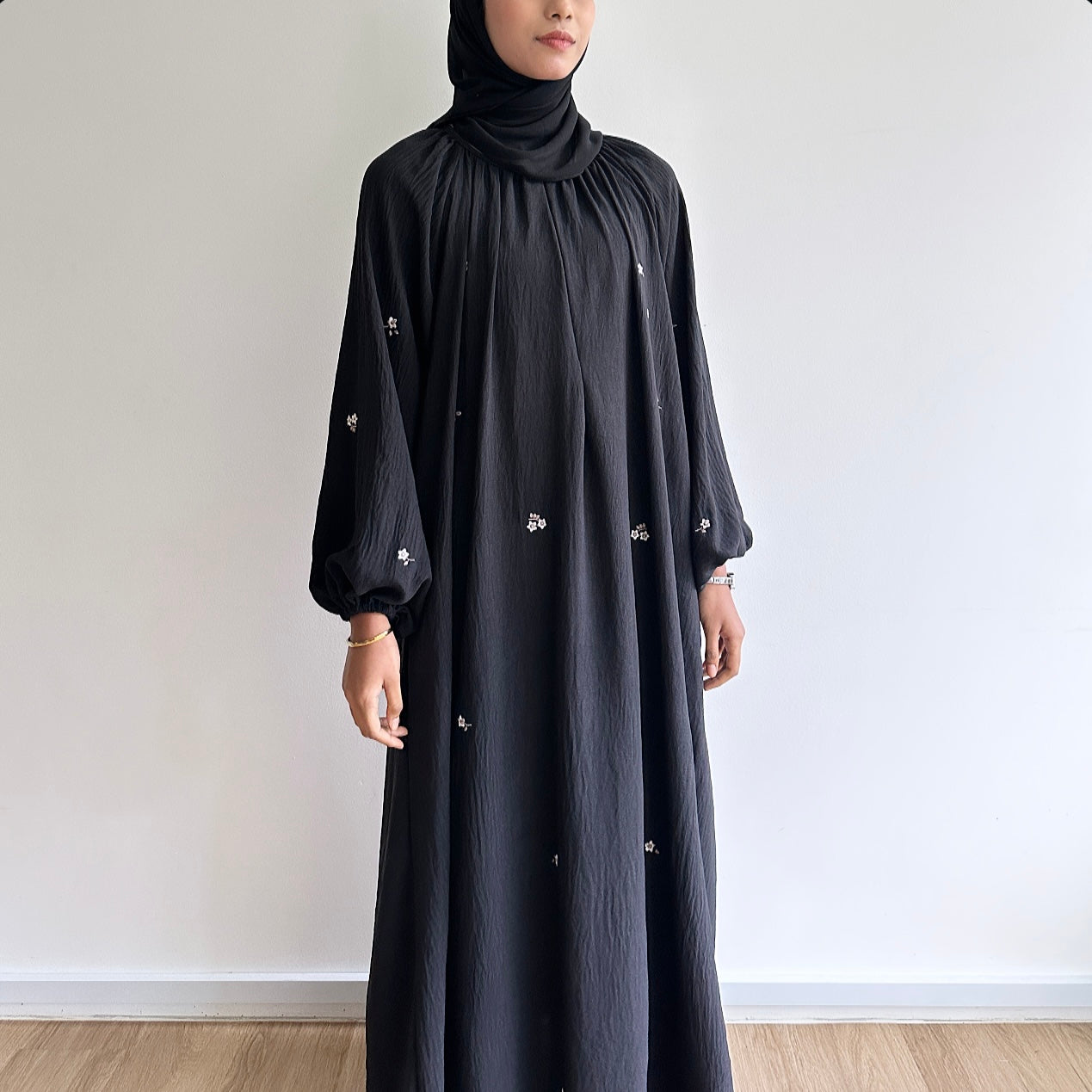 Yasmin embroidered maxi dress