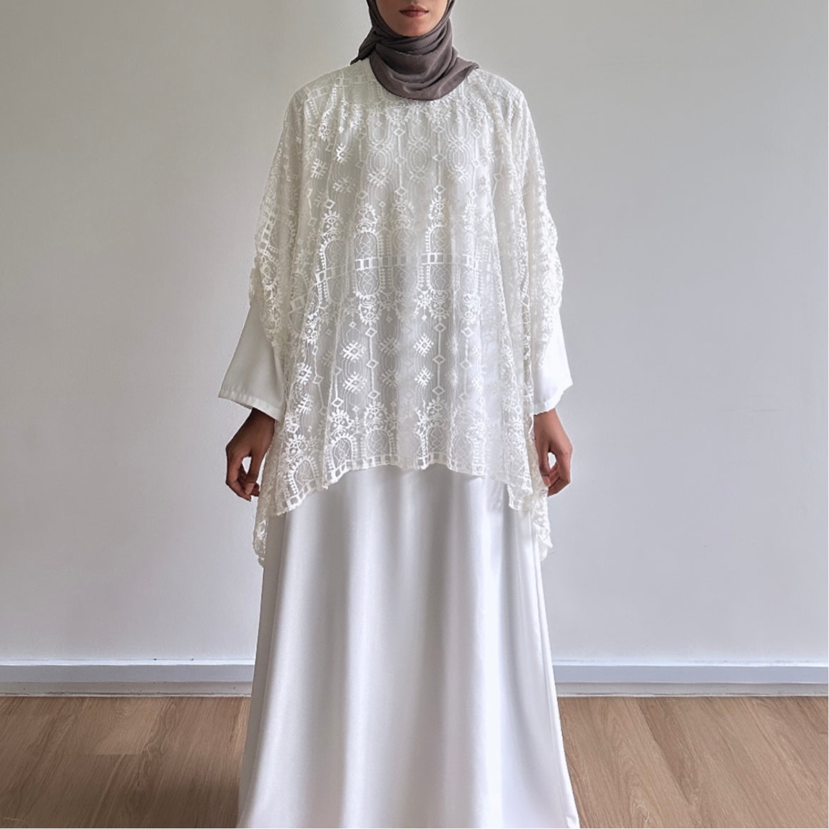Melur lace dress set