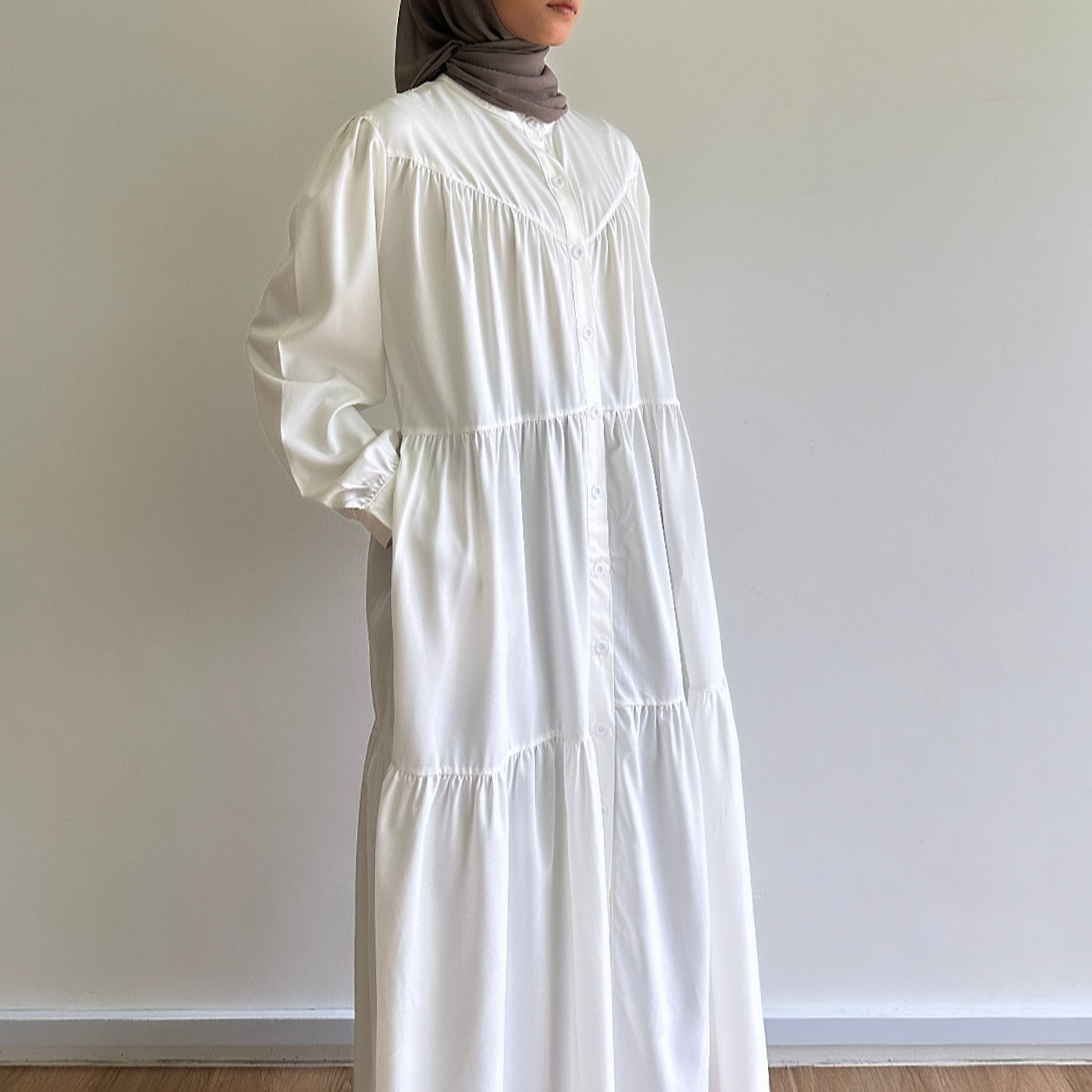 Stella tiered maxi dress