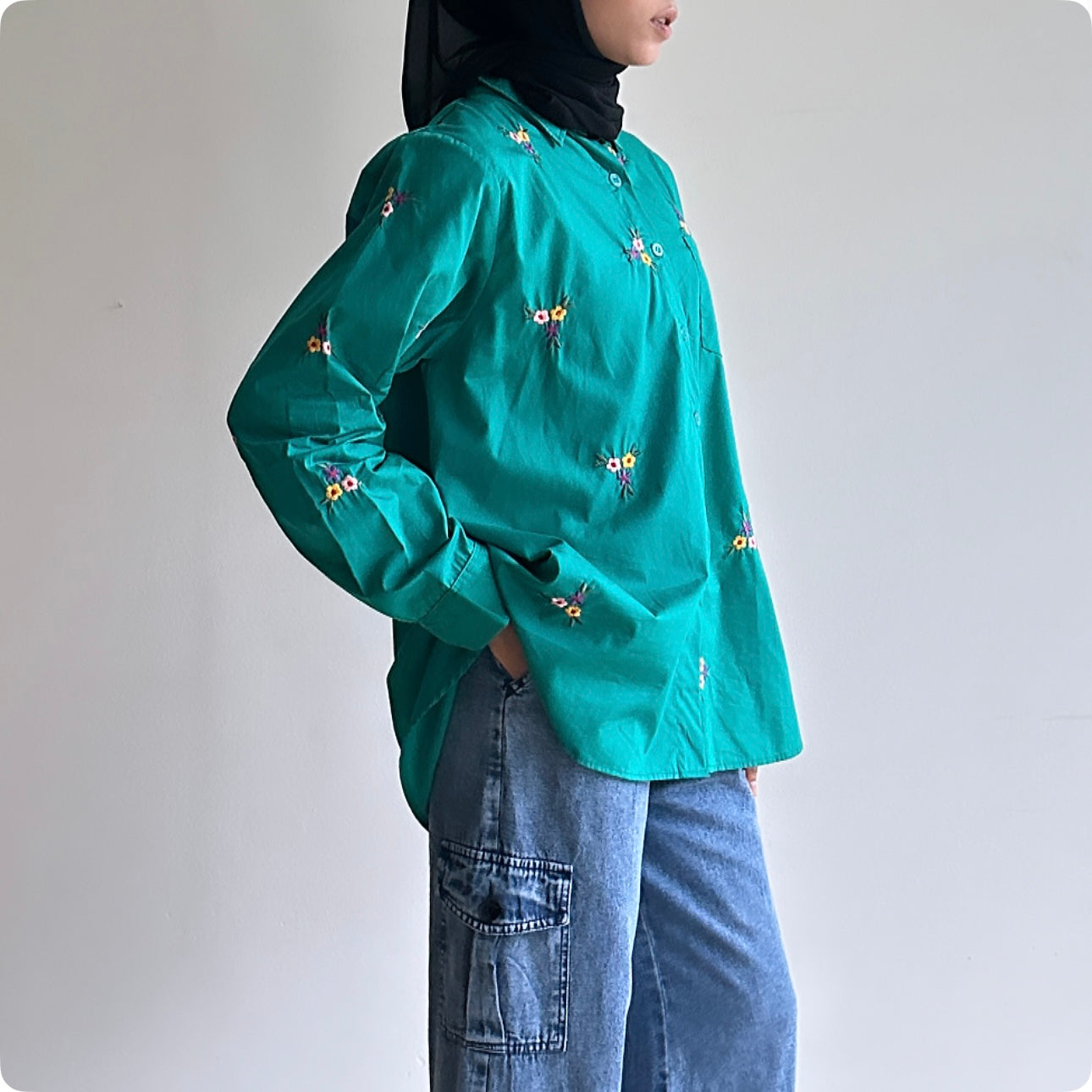 Aubrey floral shirt