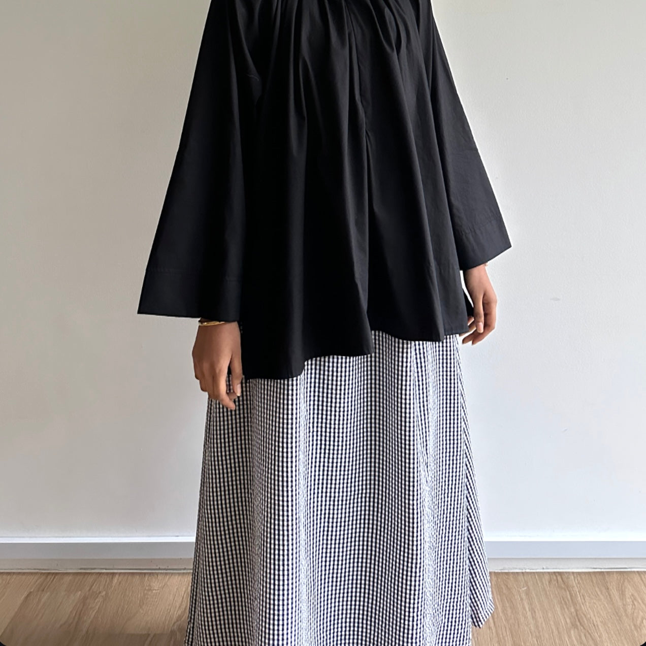 Kaia gingham skirt