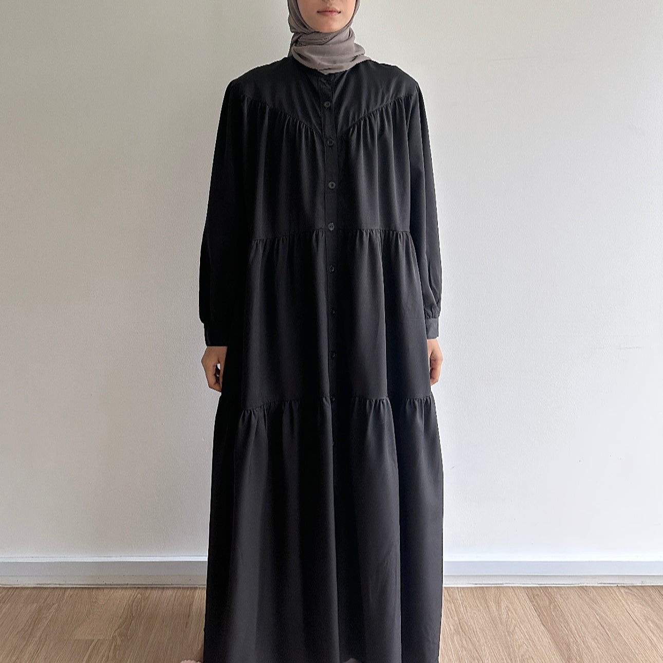 Stella tiered maxi dress
