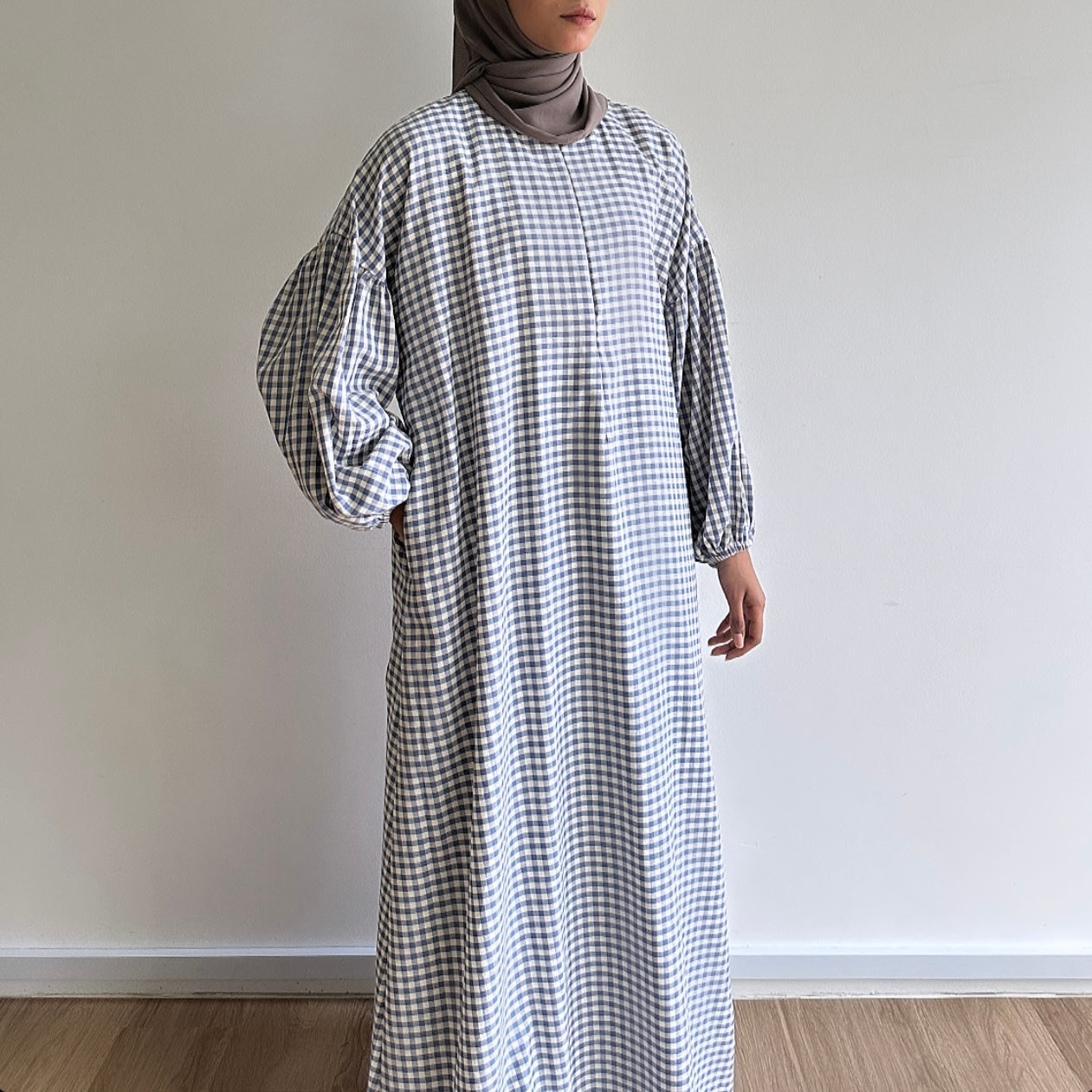 Kayla puffy sleeve dress