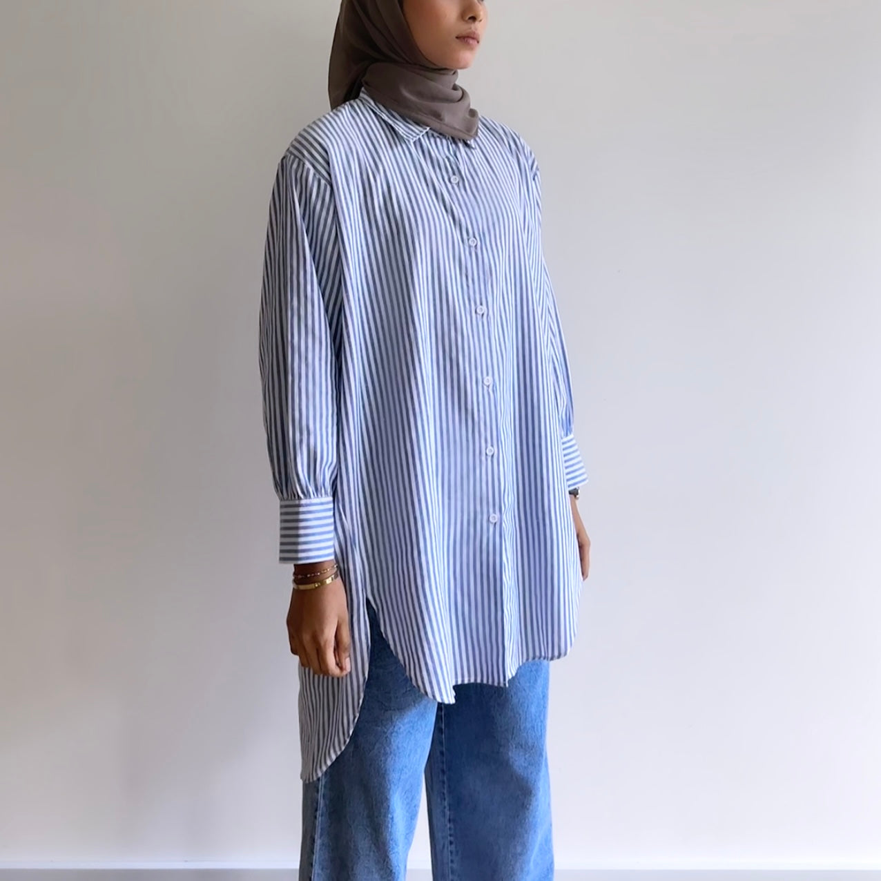 Avery oversized tunic shirt
