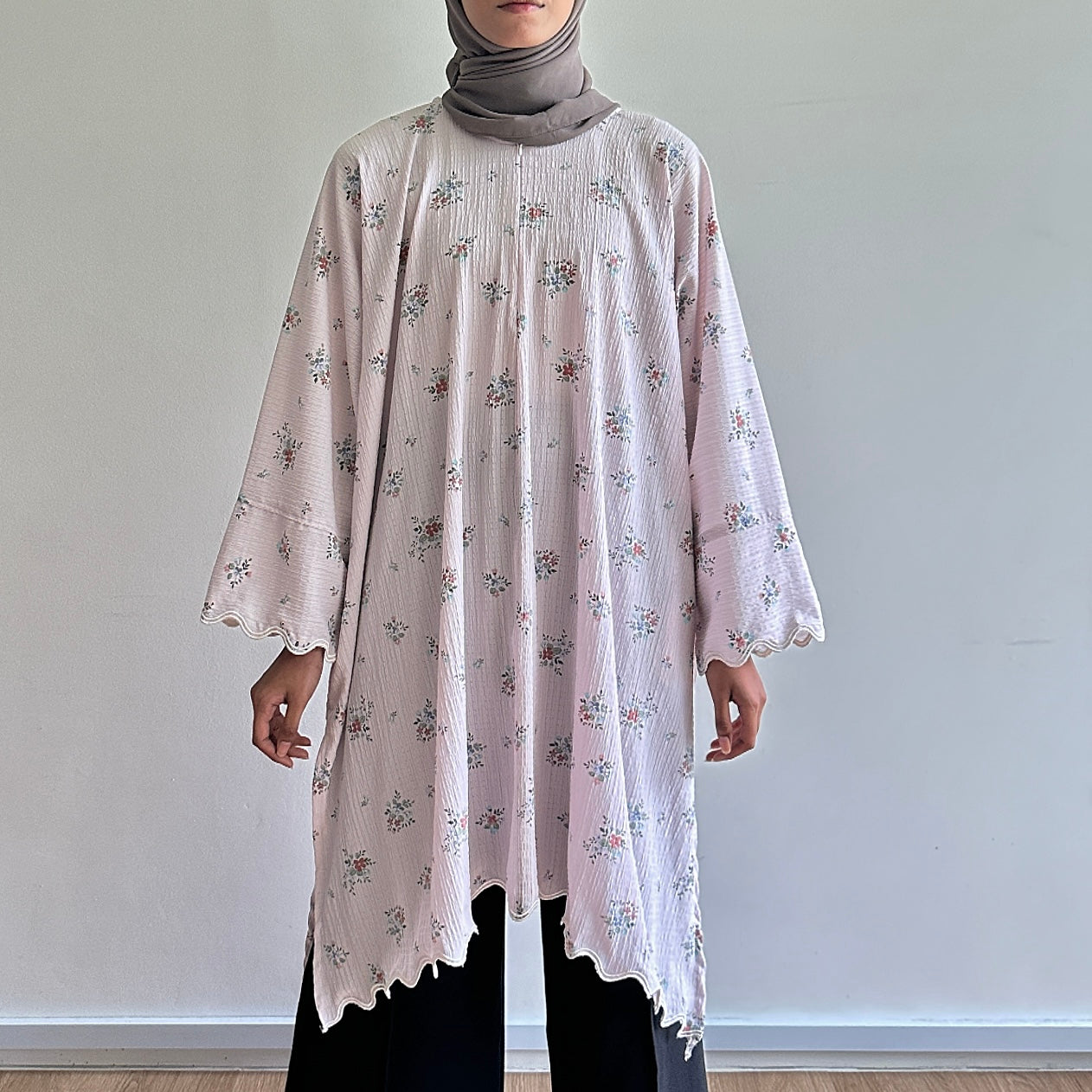 Lyn floral sulam tunic