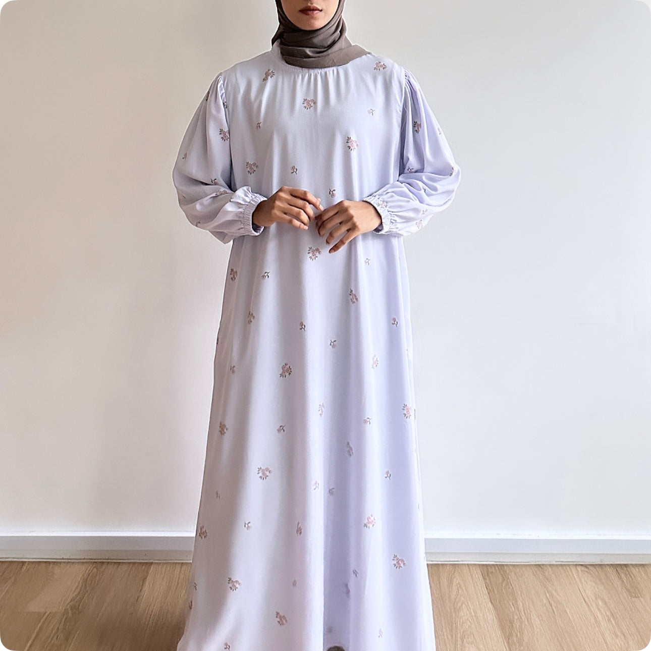 Isla floral printed long dress
