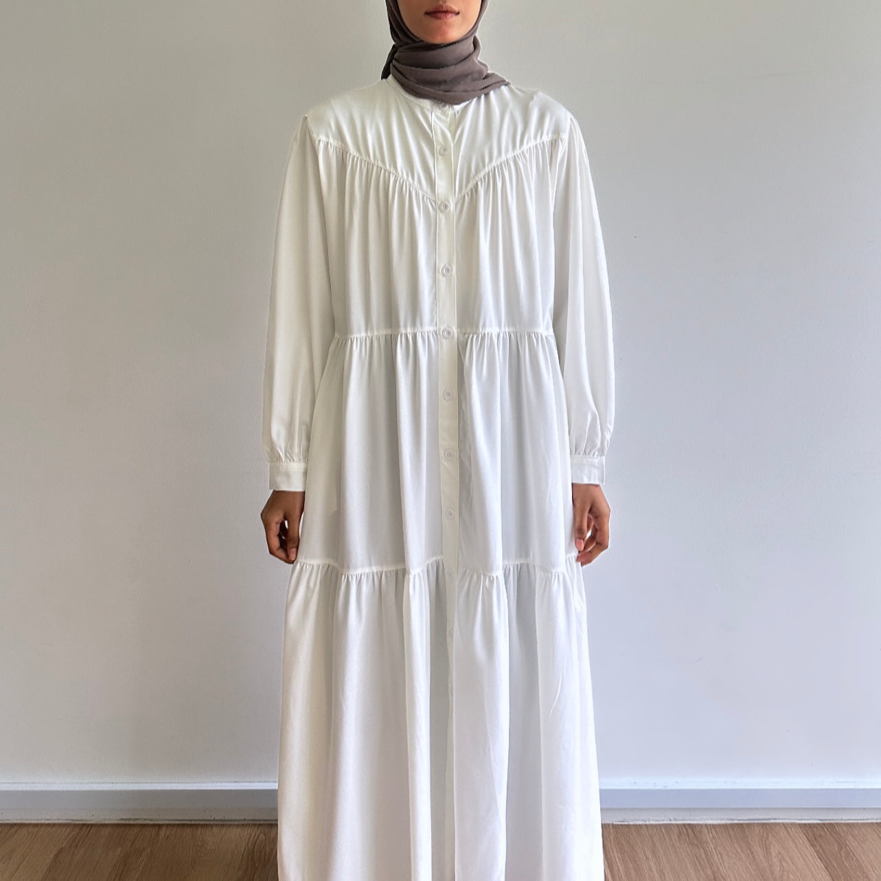 Stella tiered maxi dress