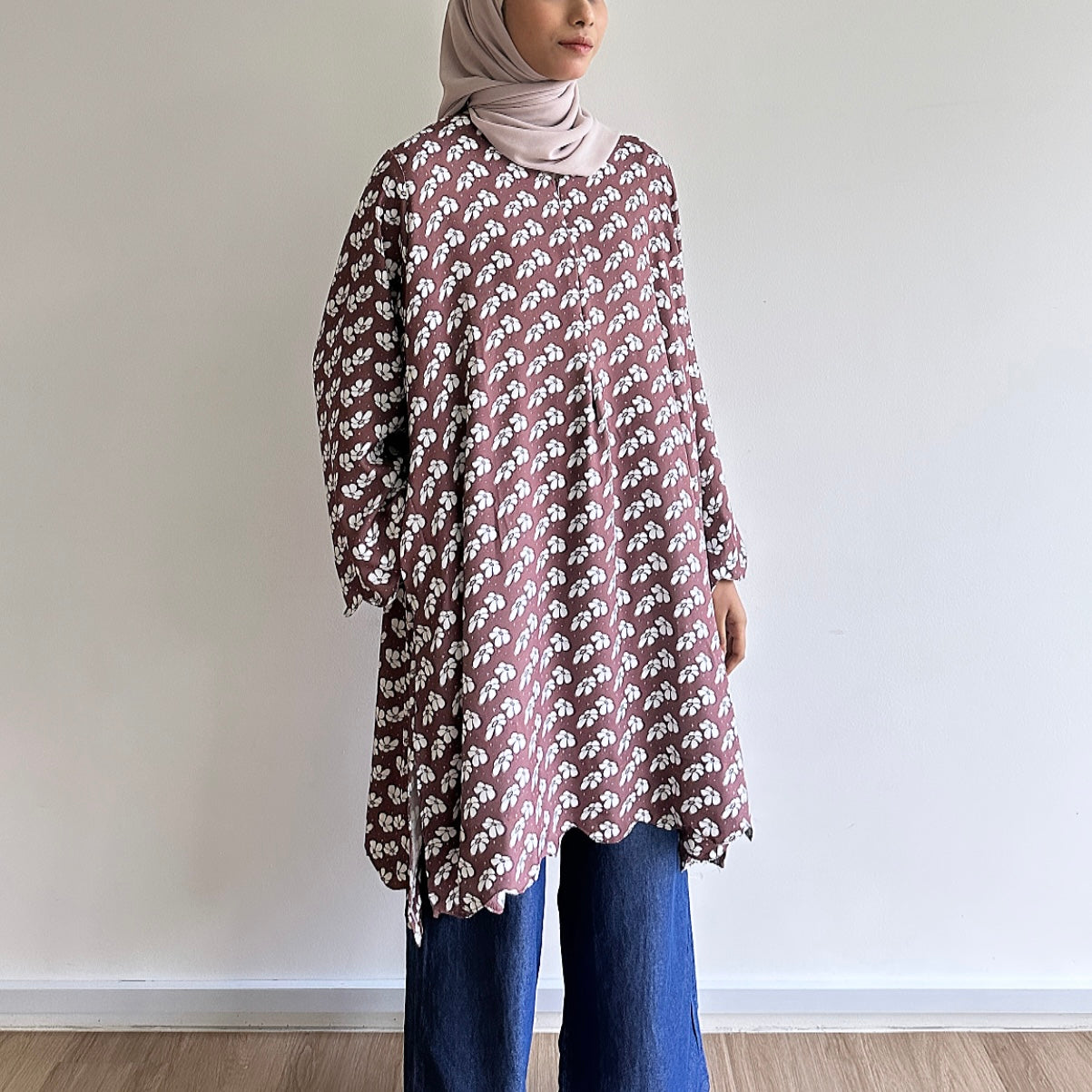 Mel floral printed tunic