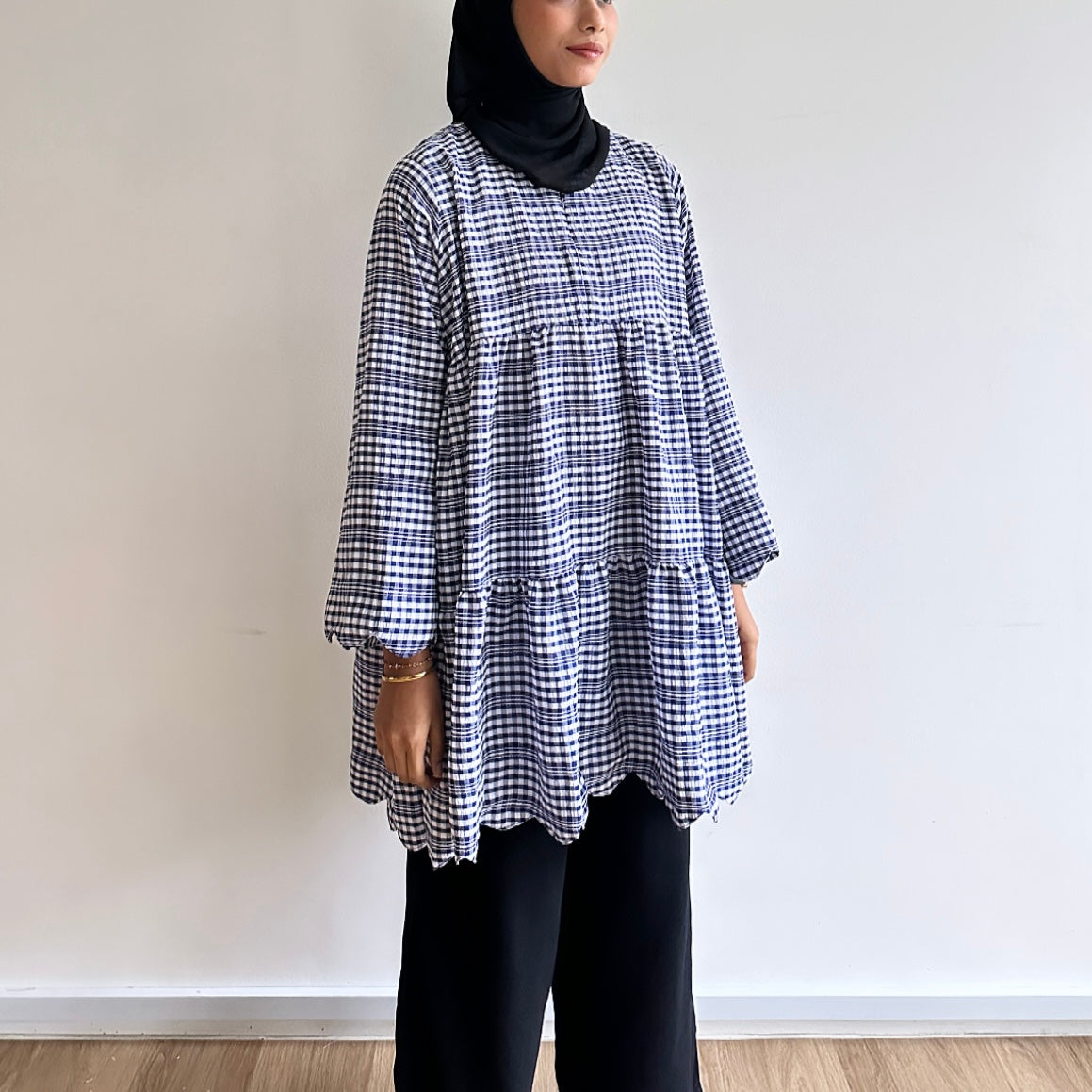 Elie gingham tunic