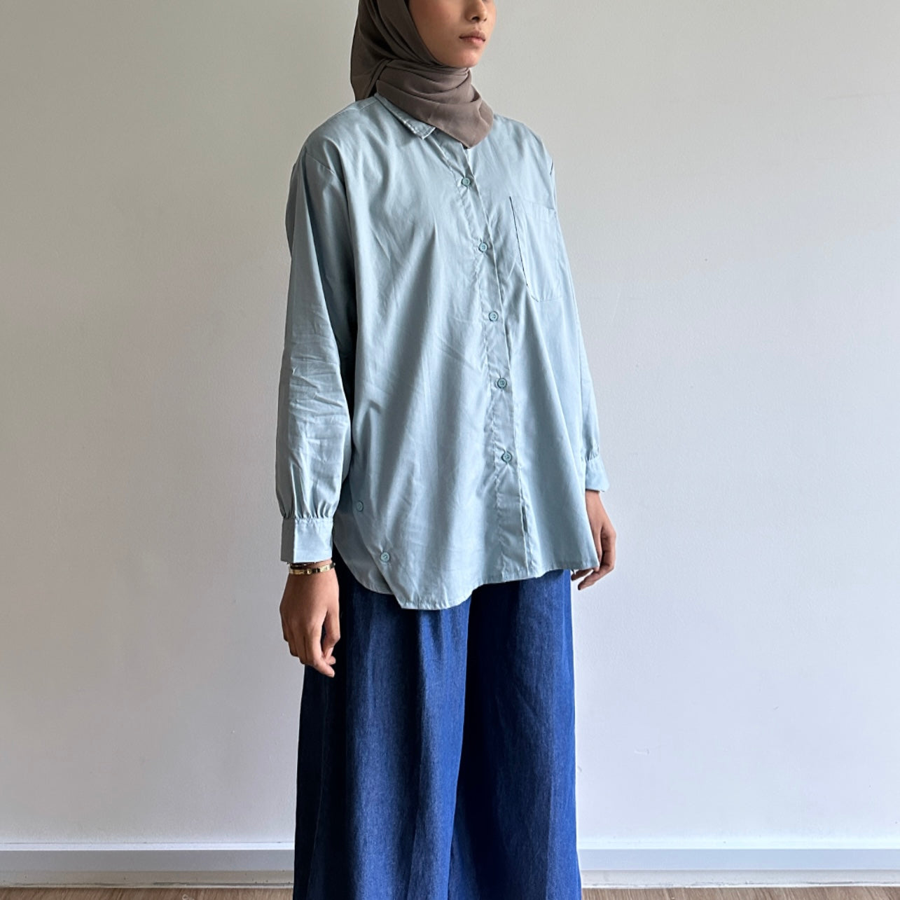 Estelle cotton oversized shirt