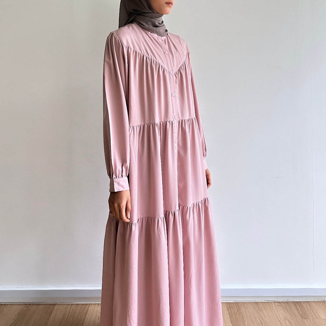 Stella tiered maxi dress