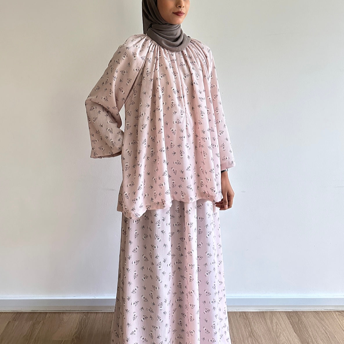 Fleur raglan skirt set