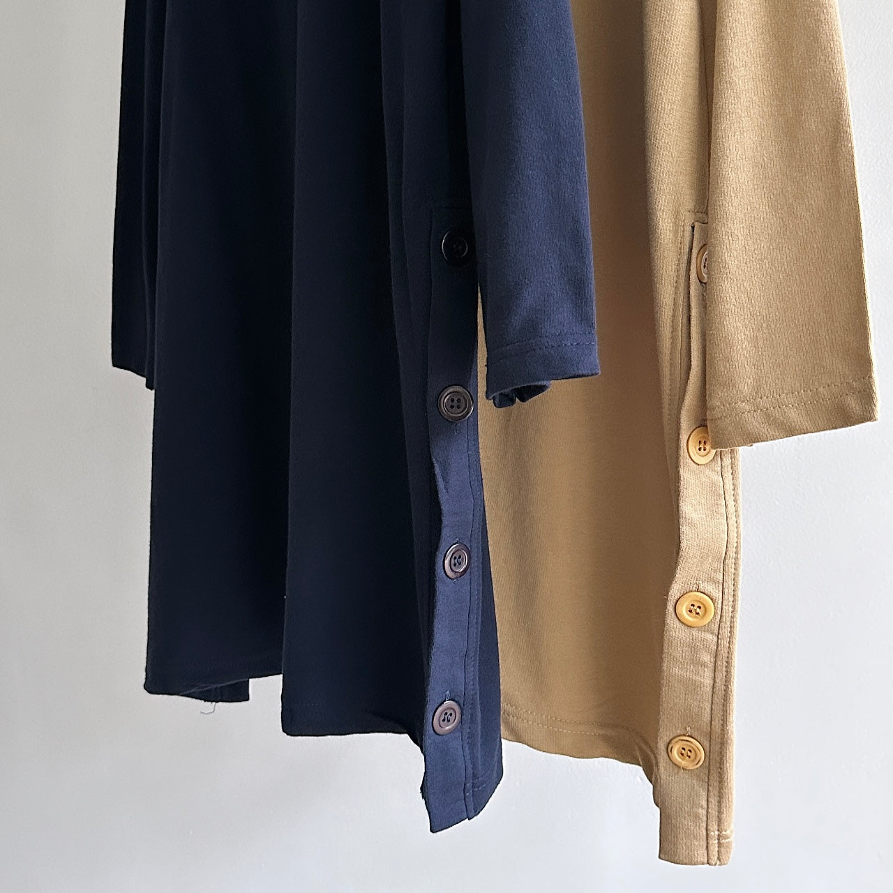 Ella long side button blouse