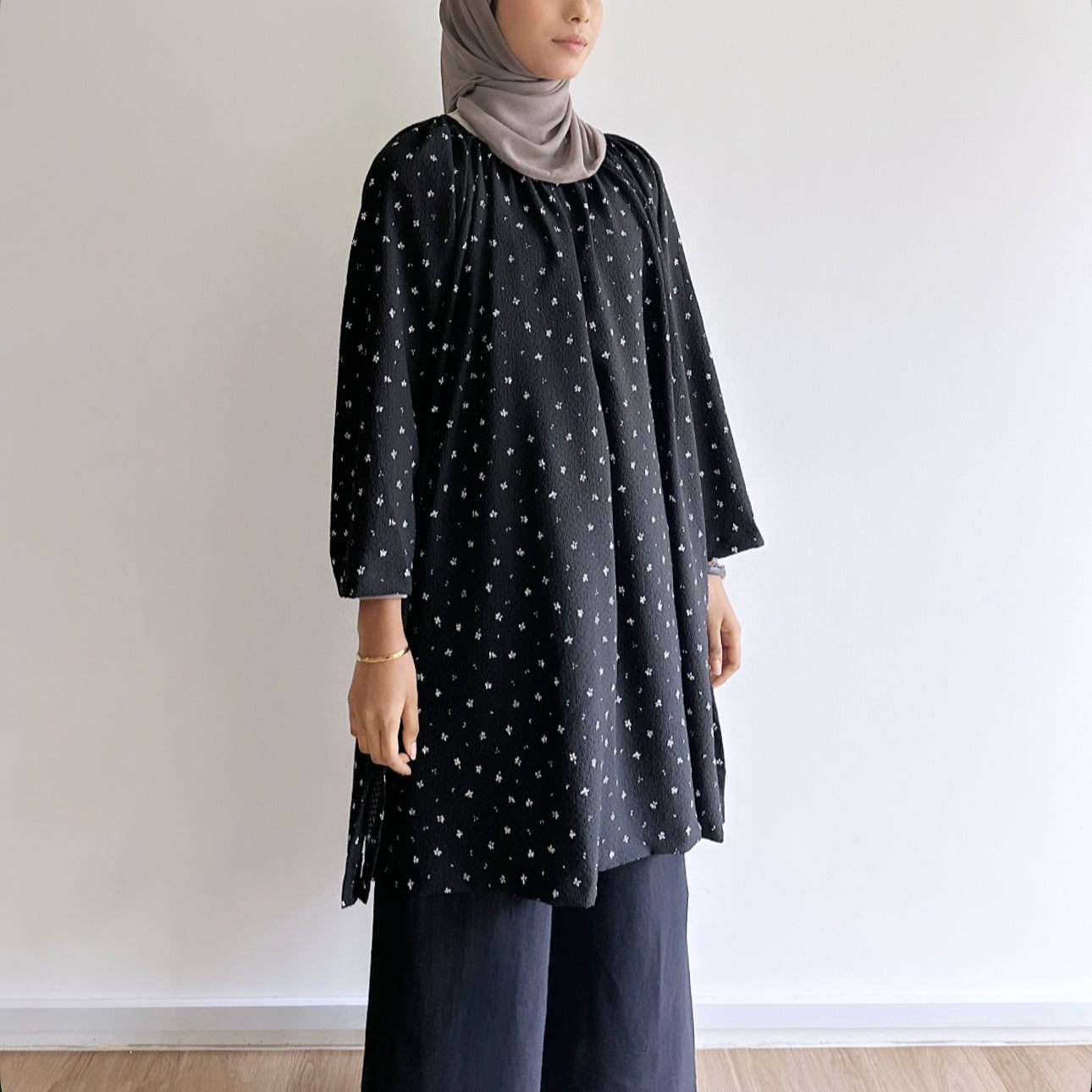 Evelyn floral tunic