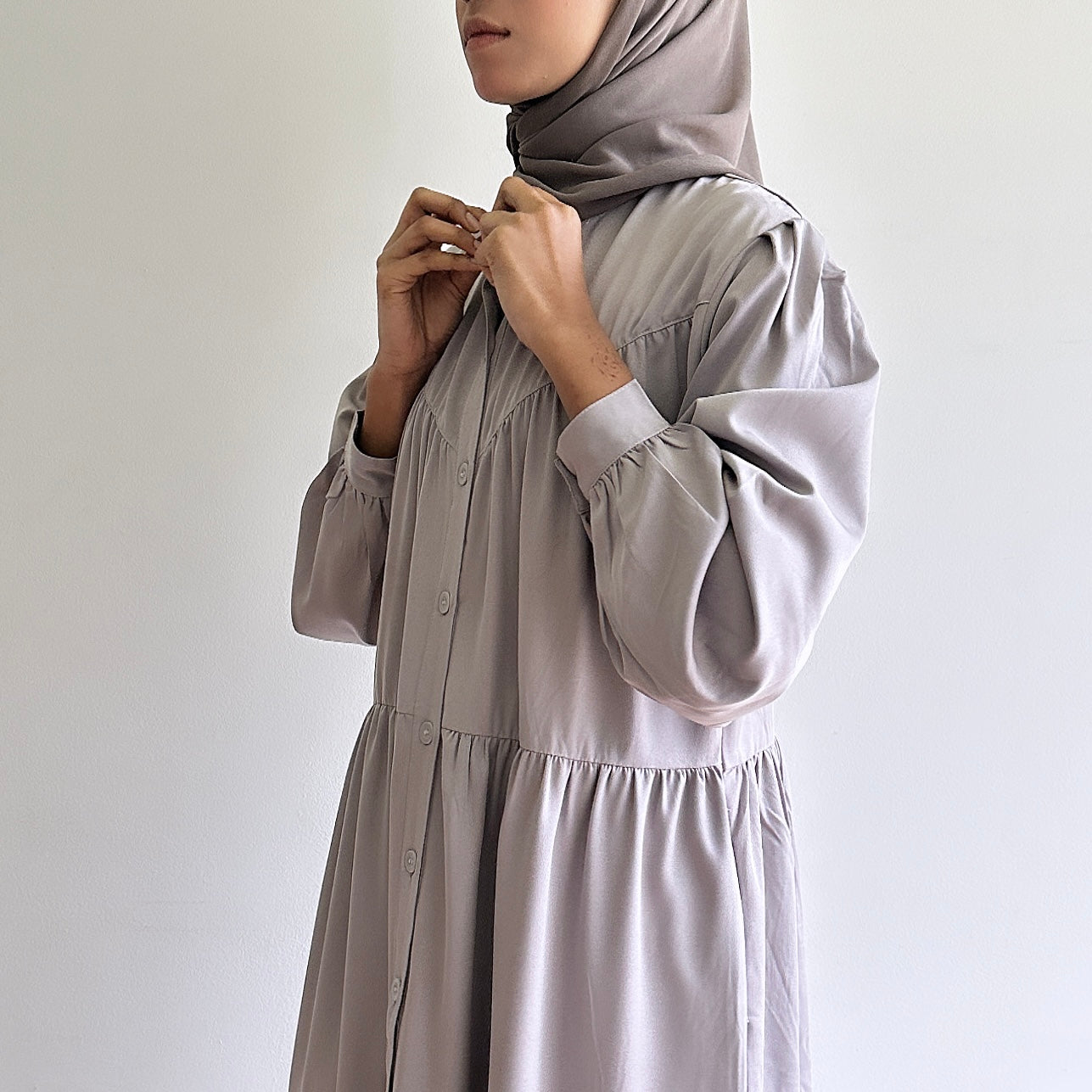 Stella tiered maxi dress