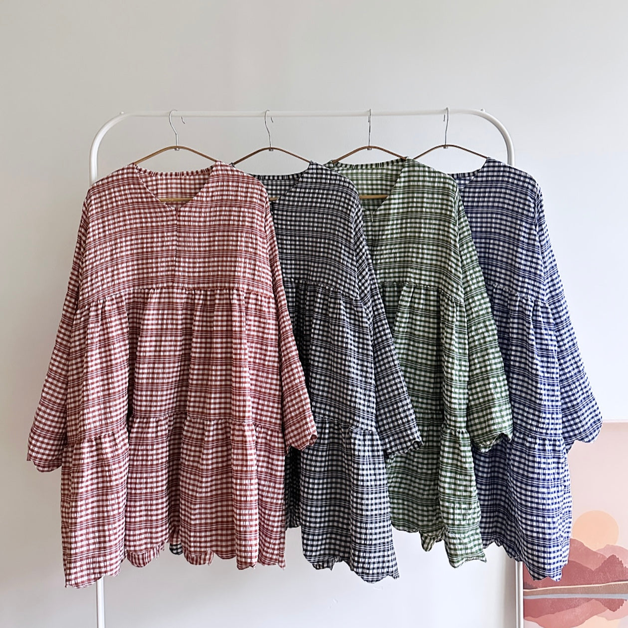Elie gingham tunic