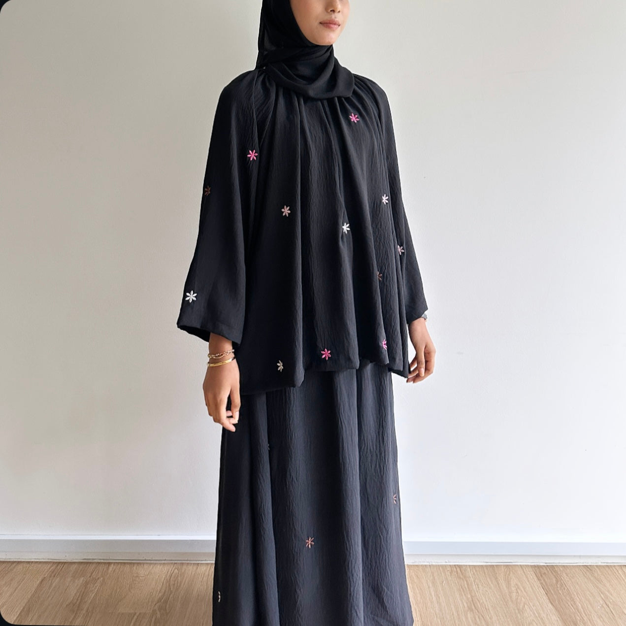 Heera floral skirt set