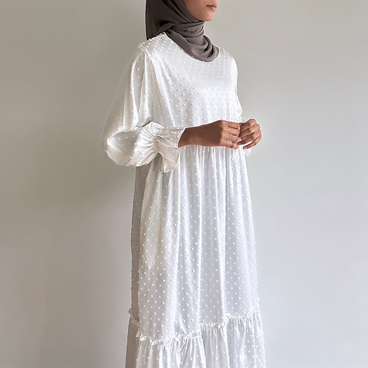 Sarah flowy silky dress