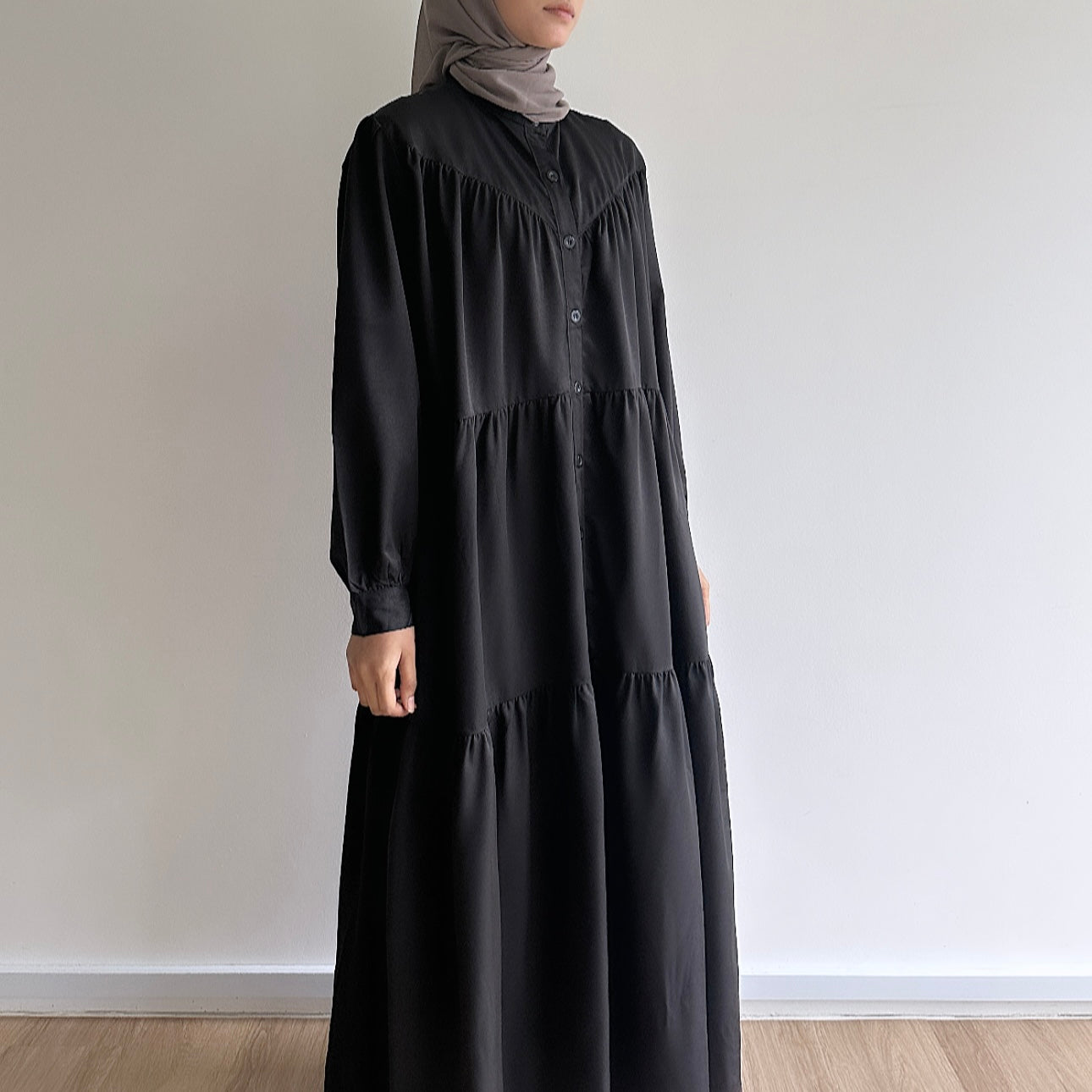 Stella tiered maxi dress