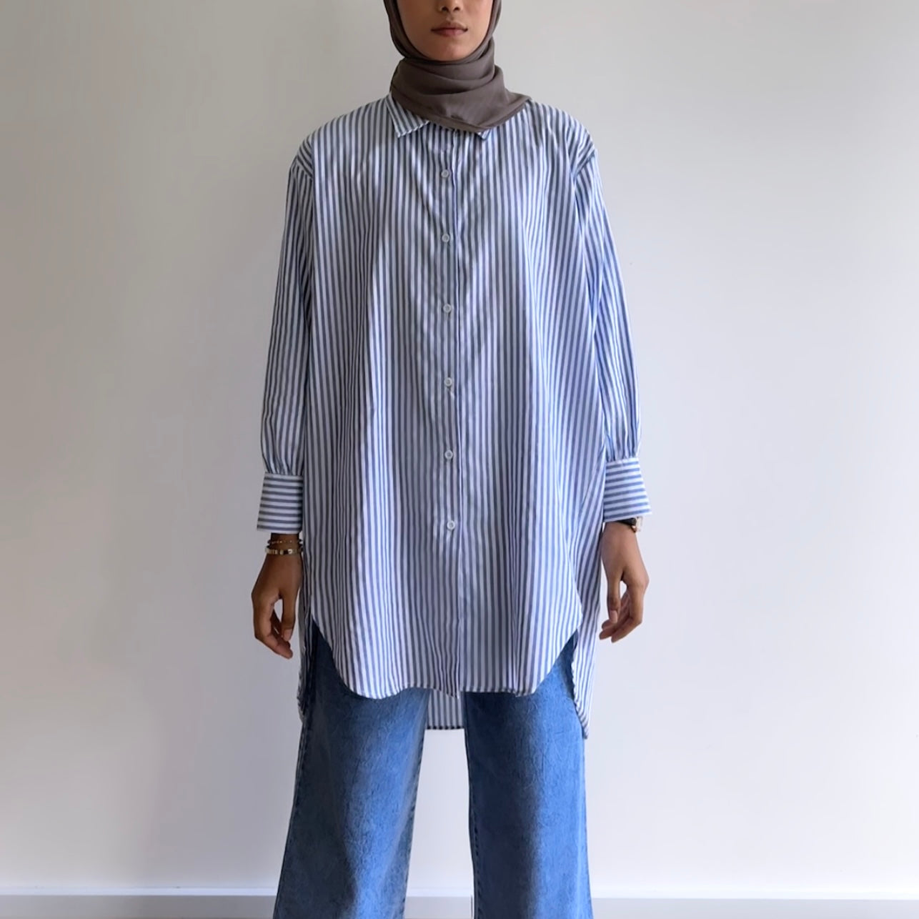 Avery oversized tunic shirt