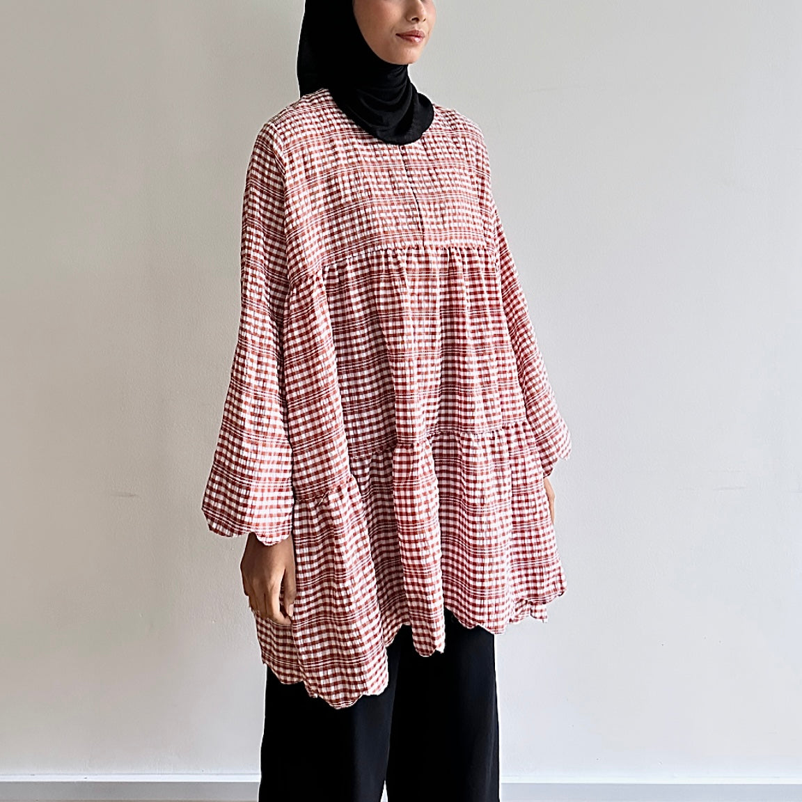 Elie gingham tunic