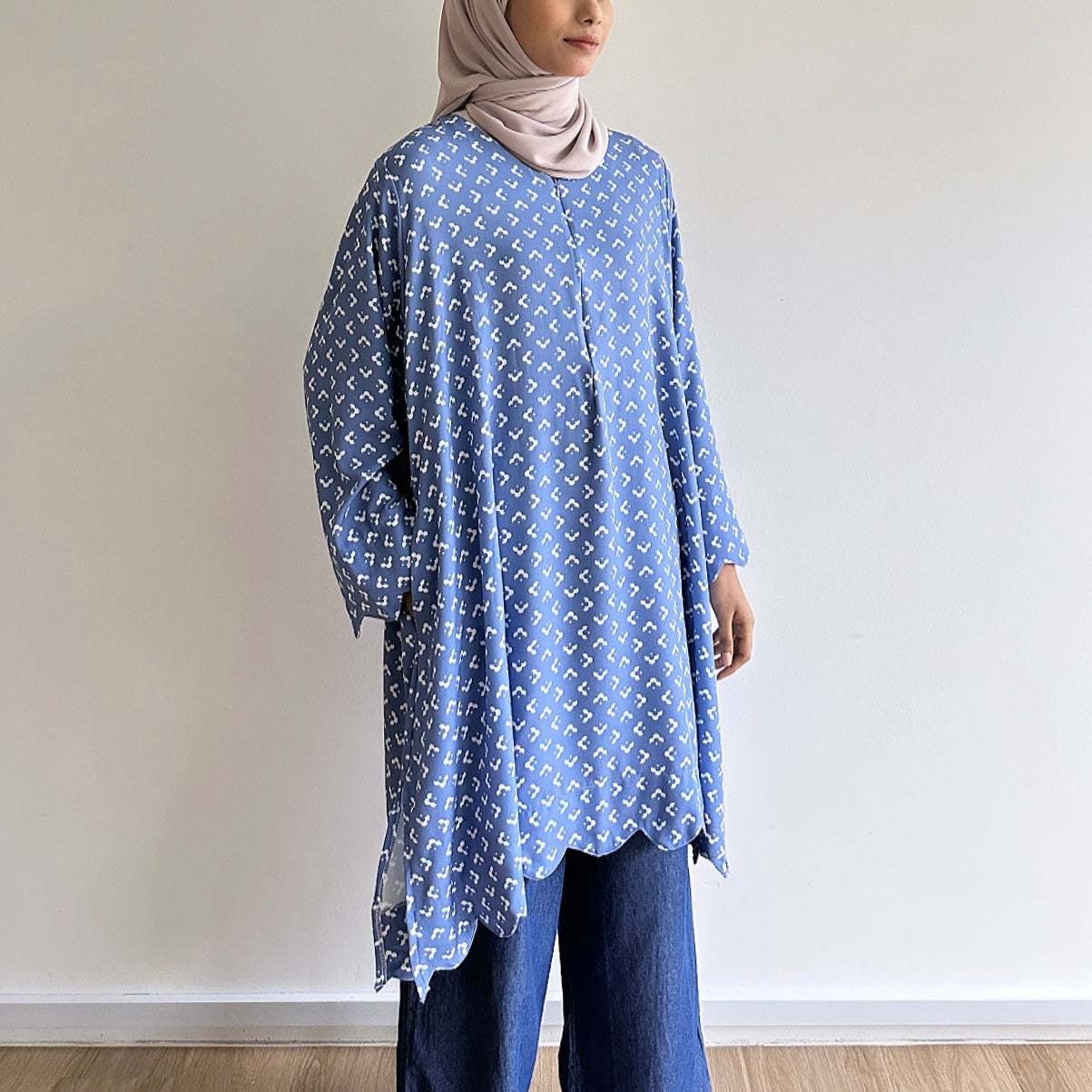 Mel floral printed tunic