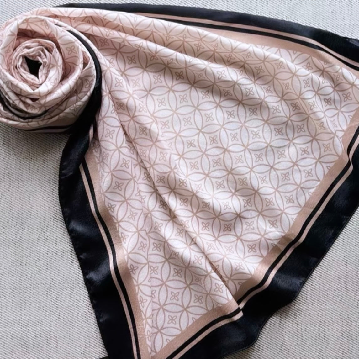 Or printed long shawl