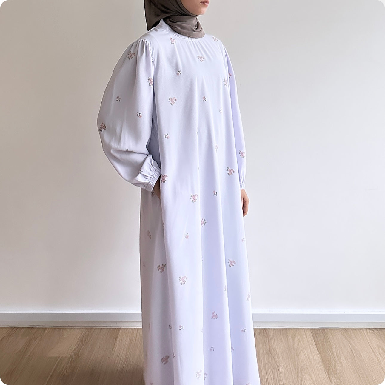 Isla floral printed long dress