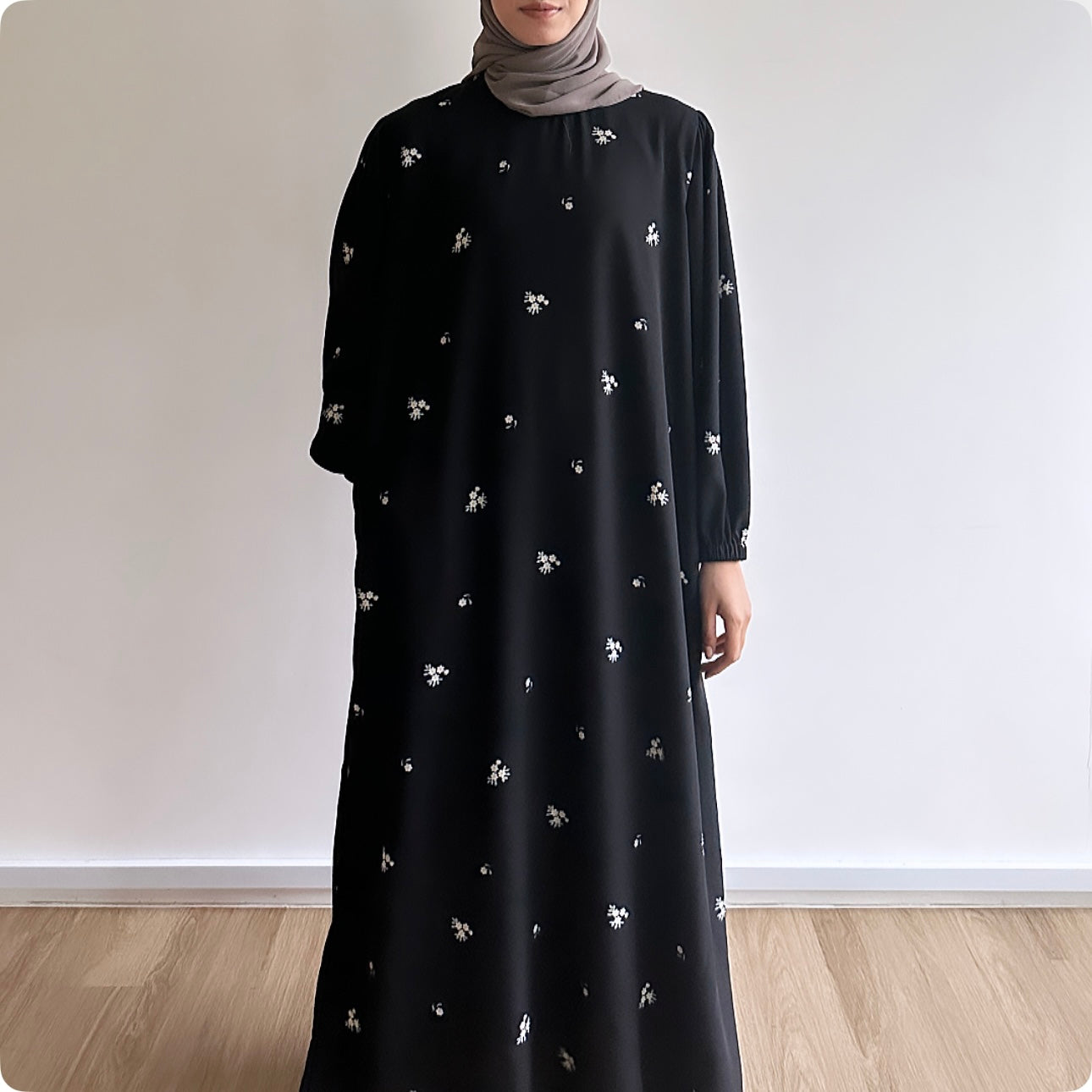 Isla floral printed long dress