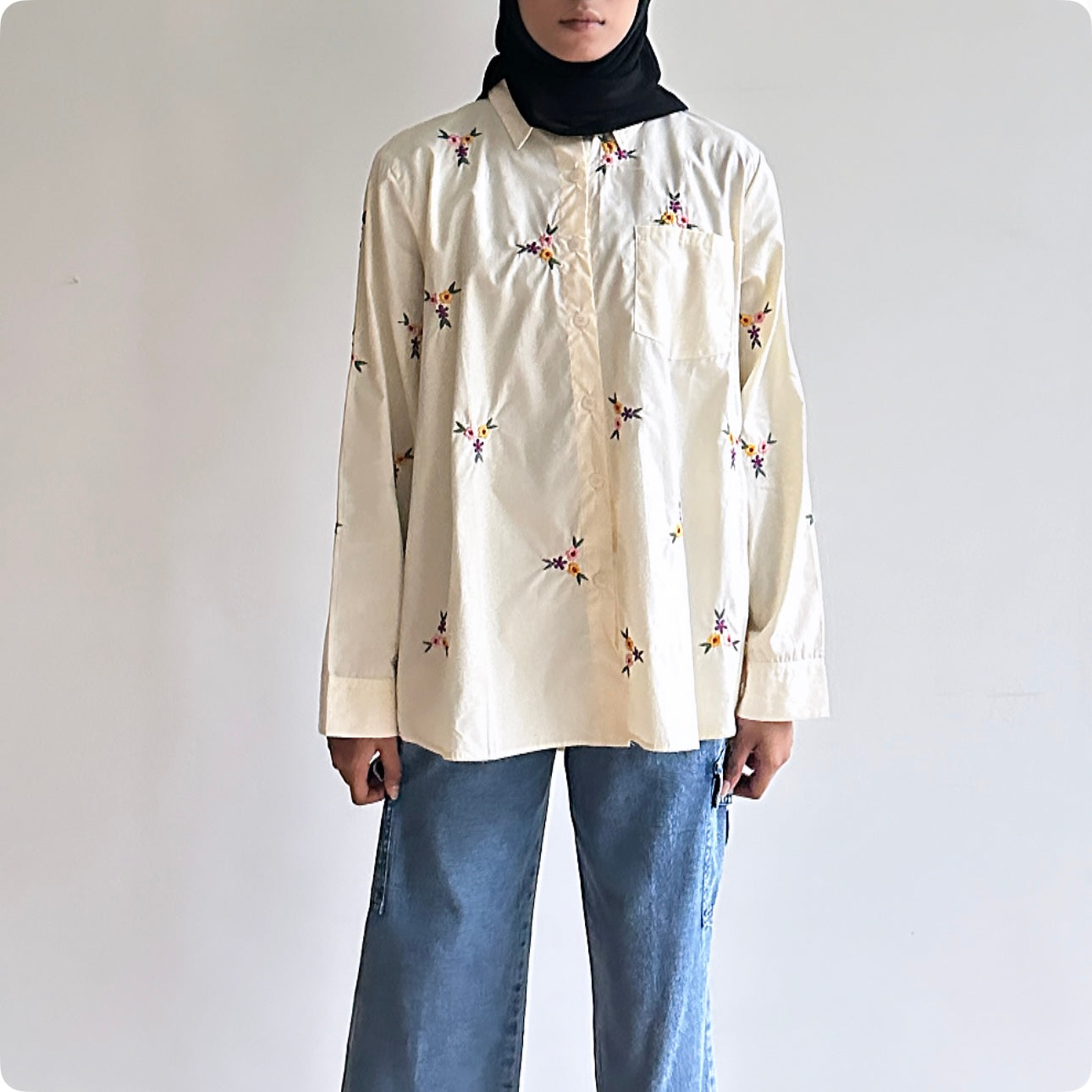 Aubrey floral shirt