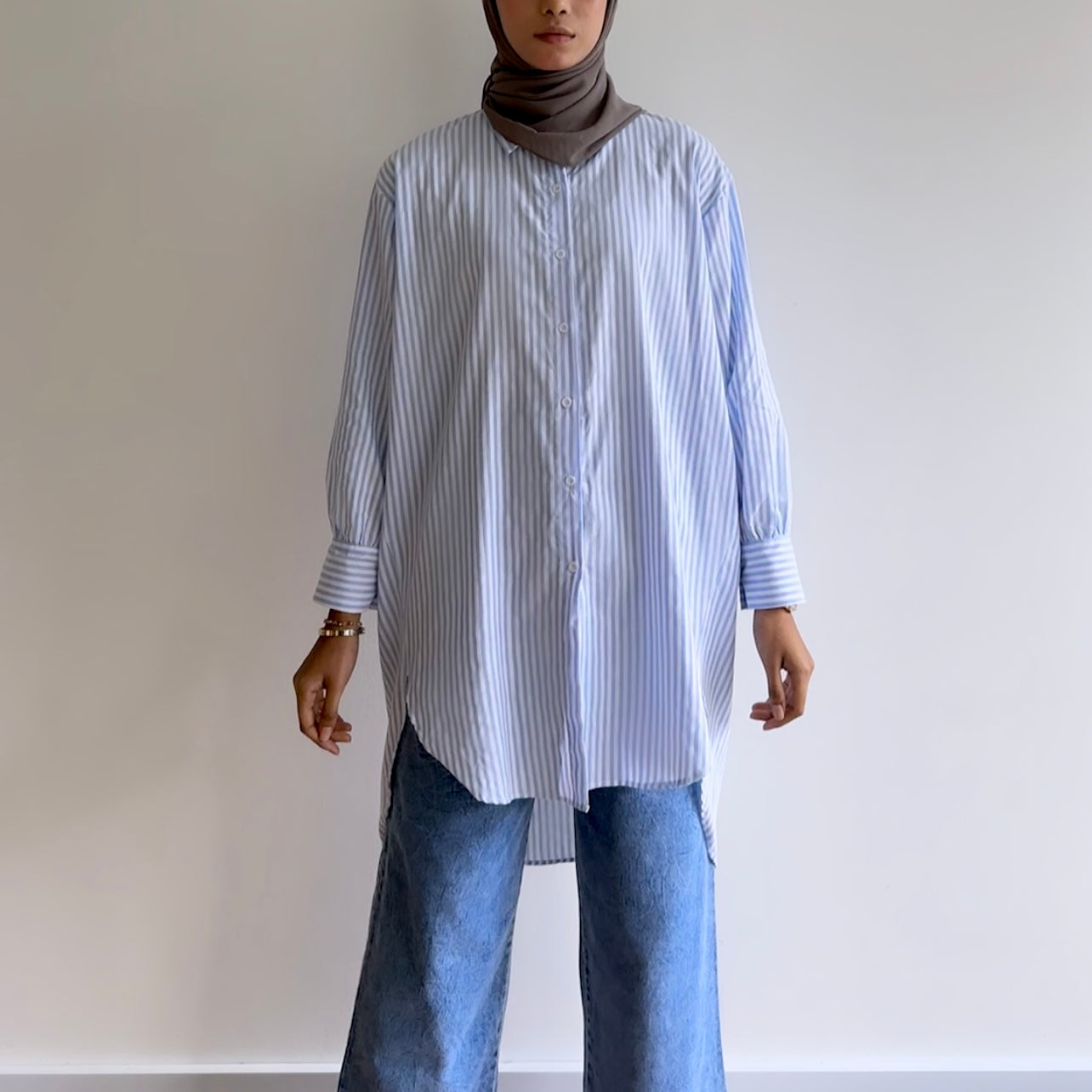 Avery oversized tunic shirt