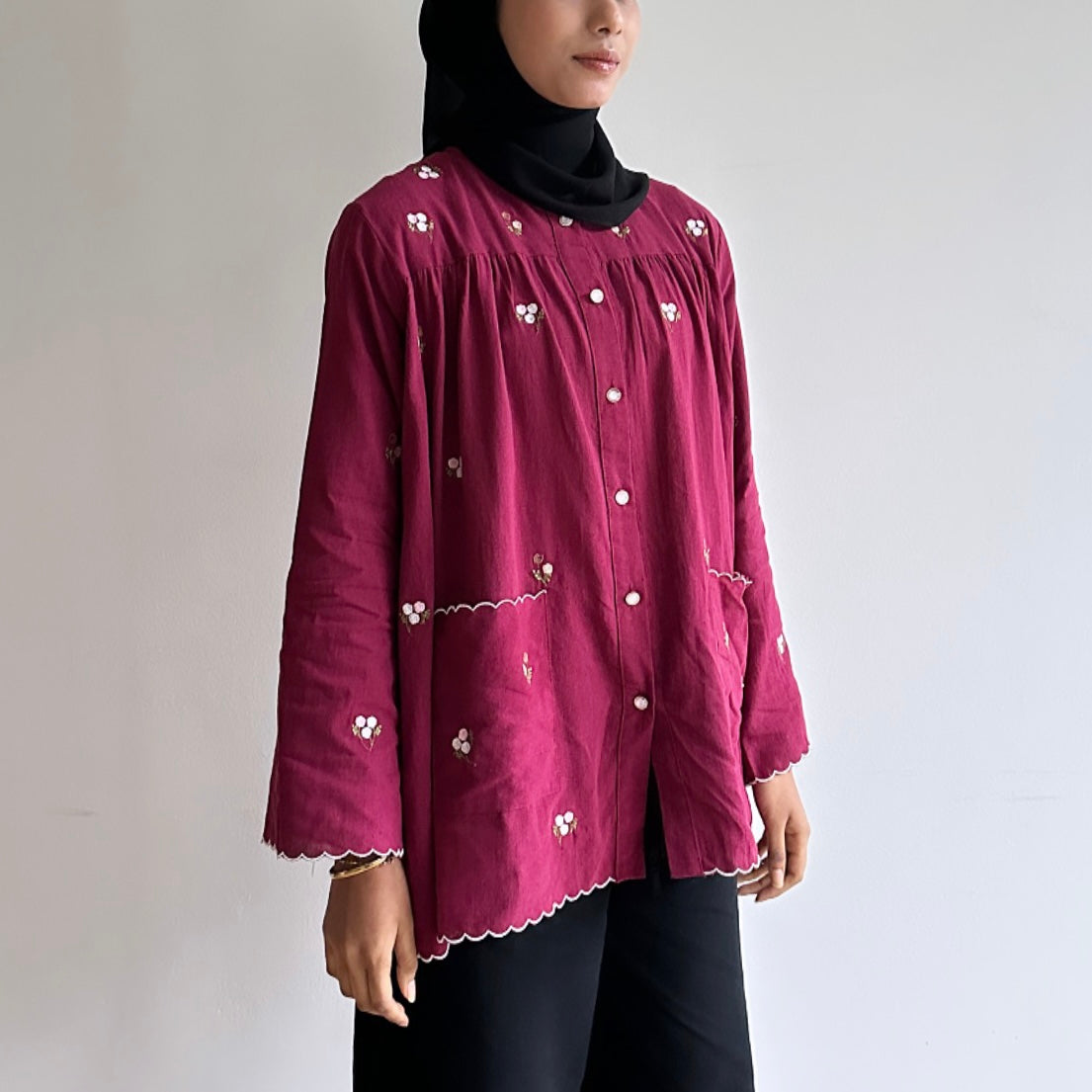 Yuna floral blouse