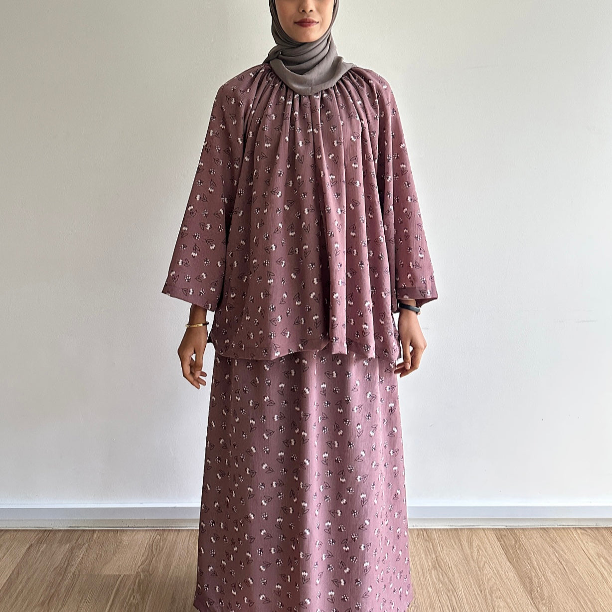 Fleur raglan skirt set