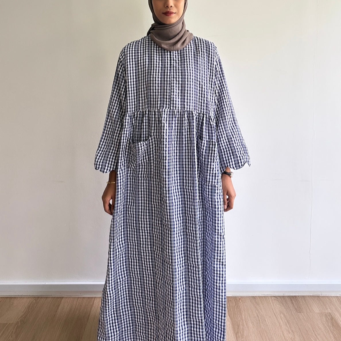 Maple gingham dress